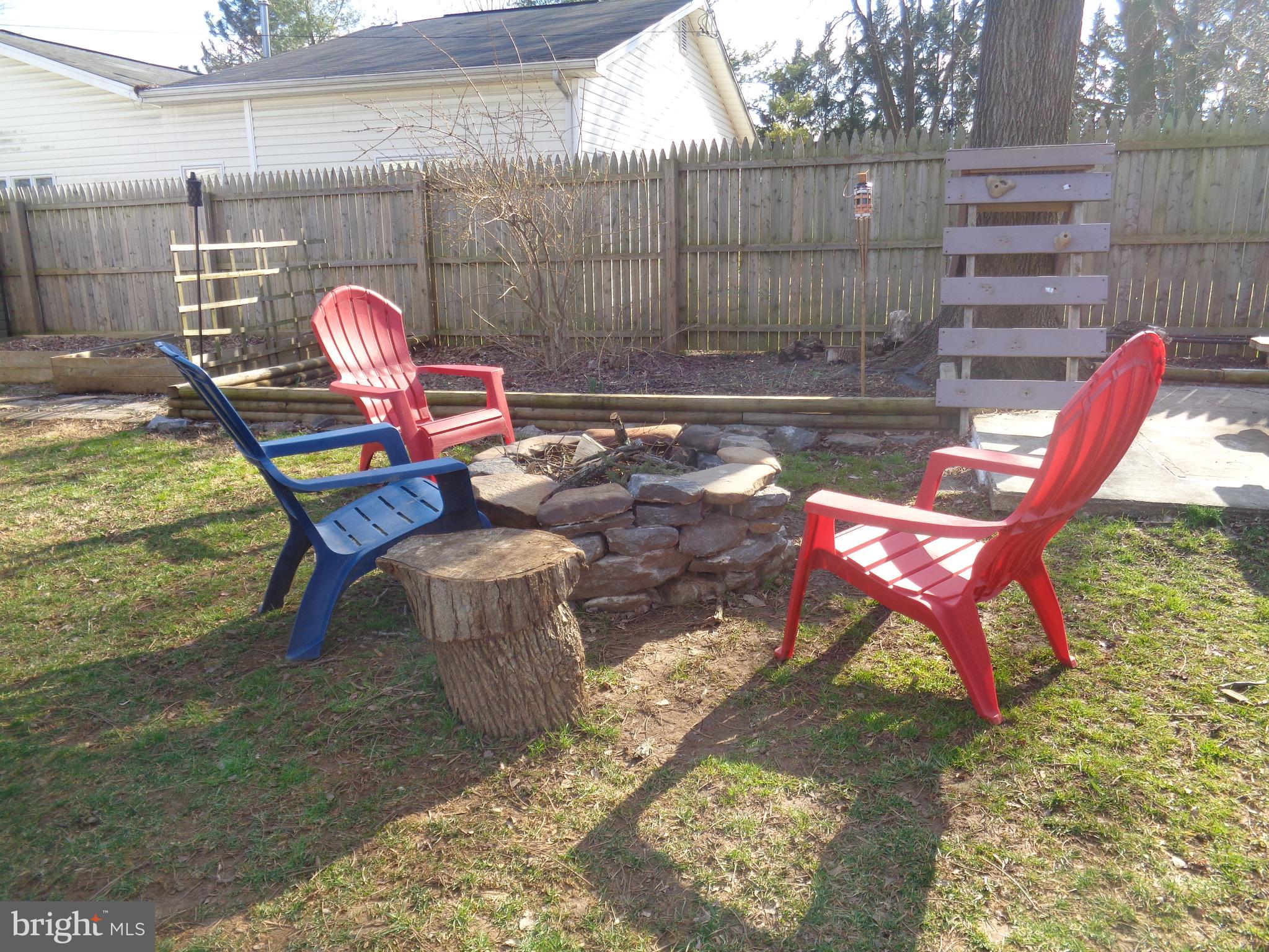 44 East Timonium Road Lutherville-Timonium, MD 21093 - Photo 39 of 48 Relax and enjoy the firepit in side yard