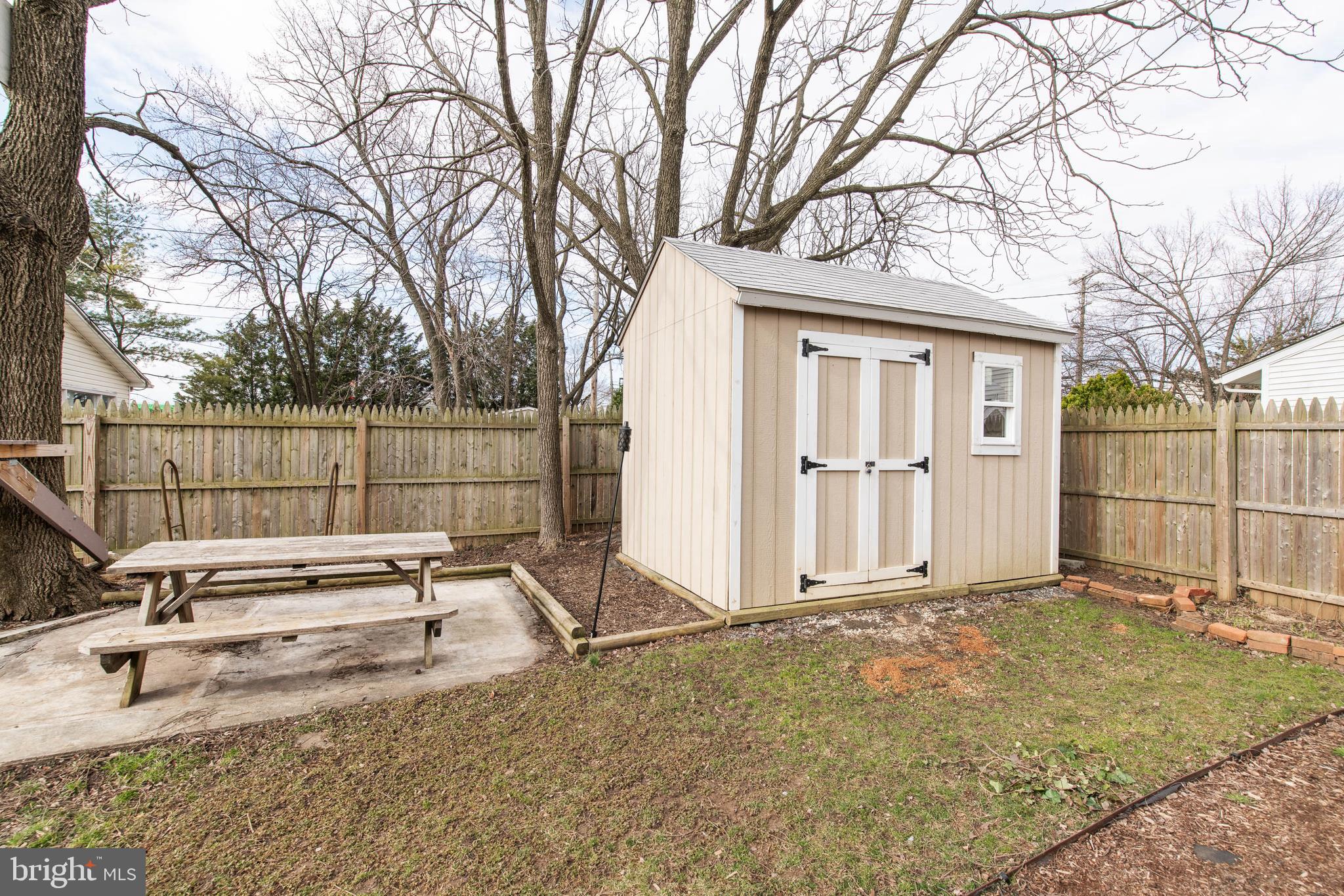 44 East Timonium Road Lutherville-Timonium, MD 21093 - Photo 43 of 48 Shed and picnic area privacy fence