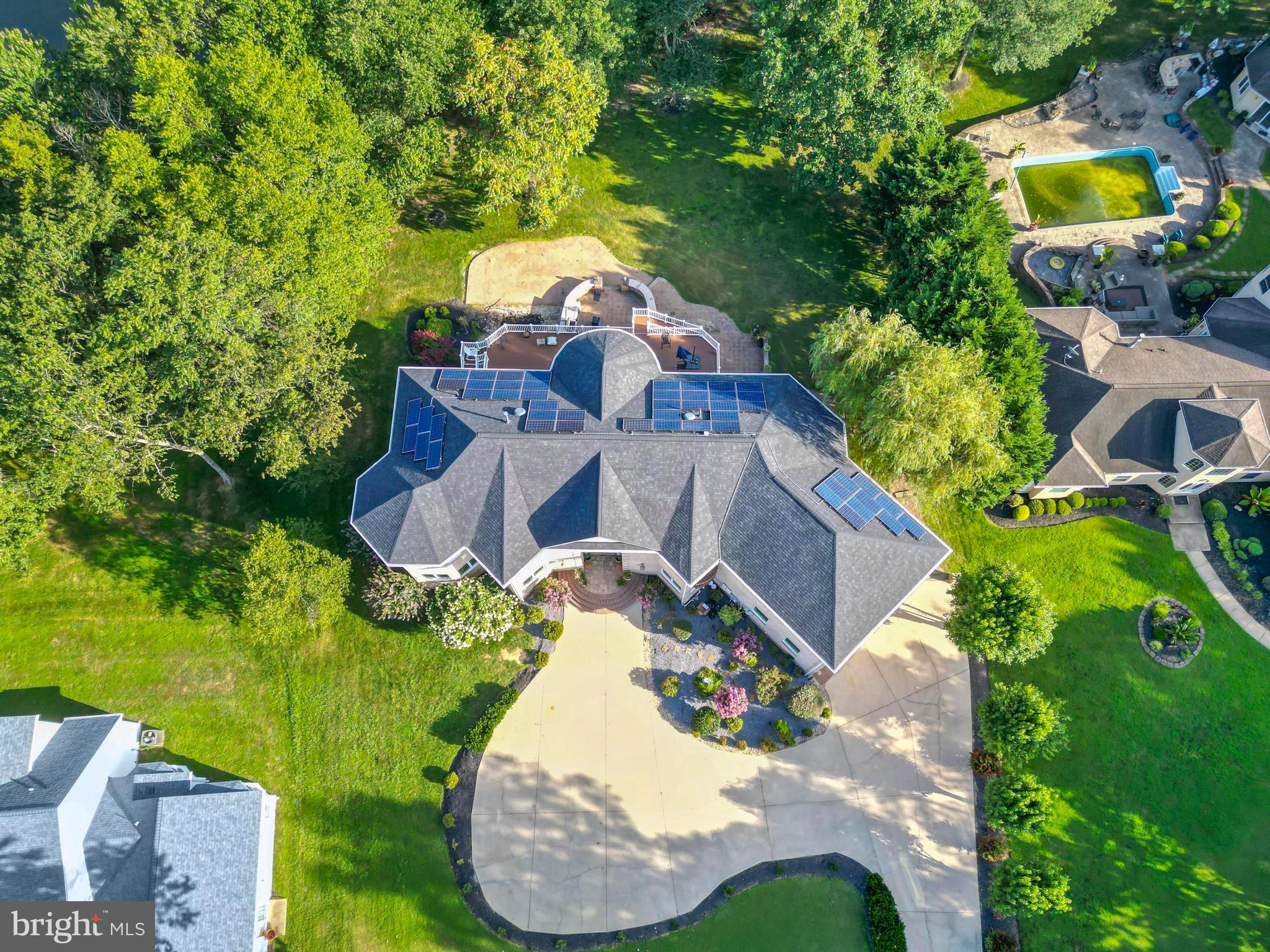 712 Swan Creek Road Fort Washington, MD 20744 - Photo 11 of 73 Drone overhead Lot view