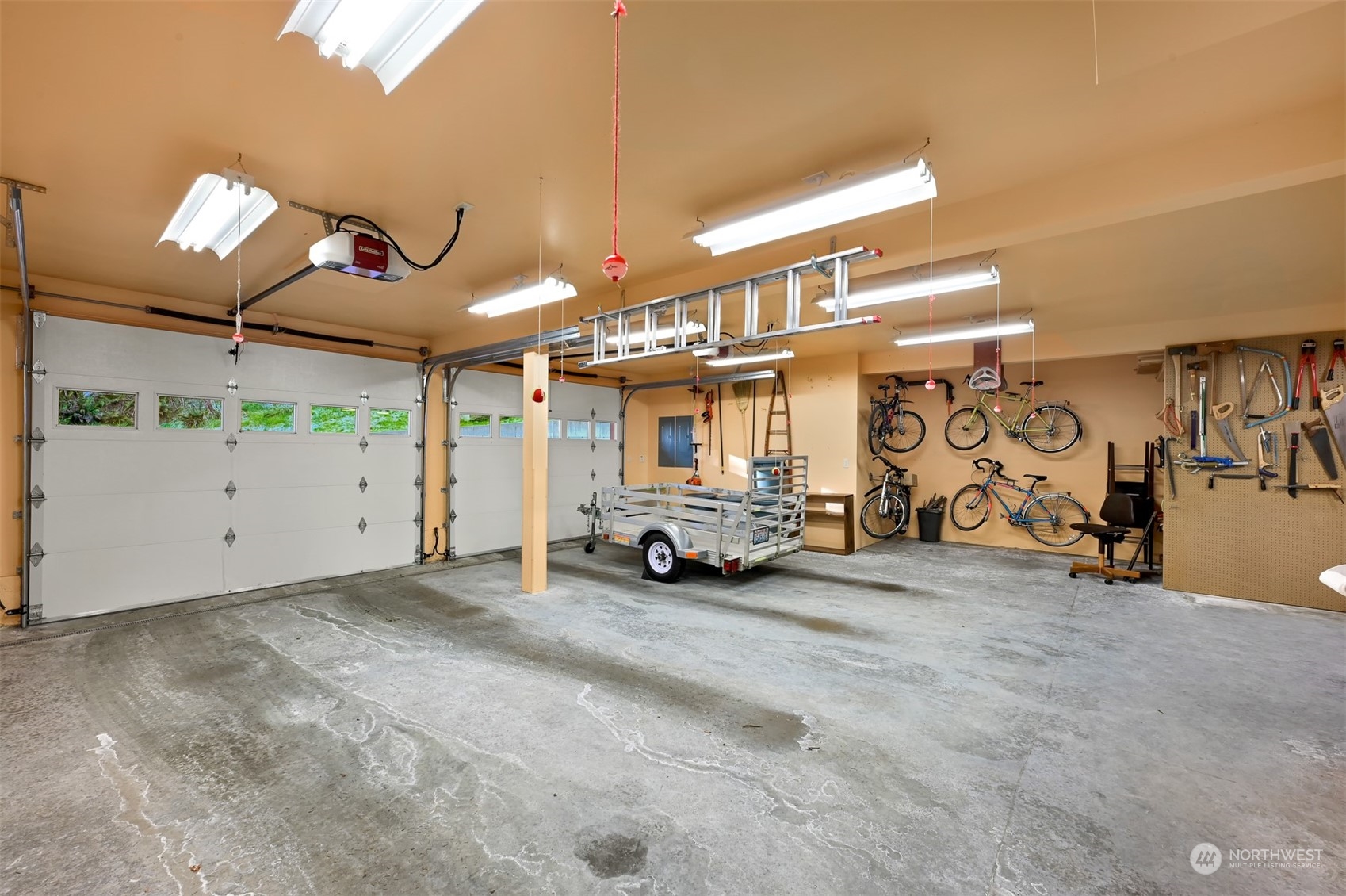 887 Chuckanut Ridge Drive Bow, WA 98232 - Photo 22 of 35 a view of a garage with furniture