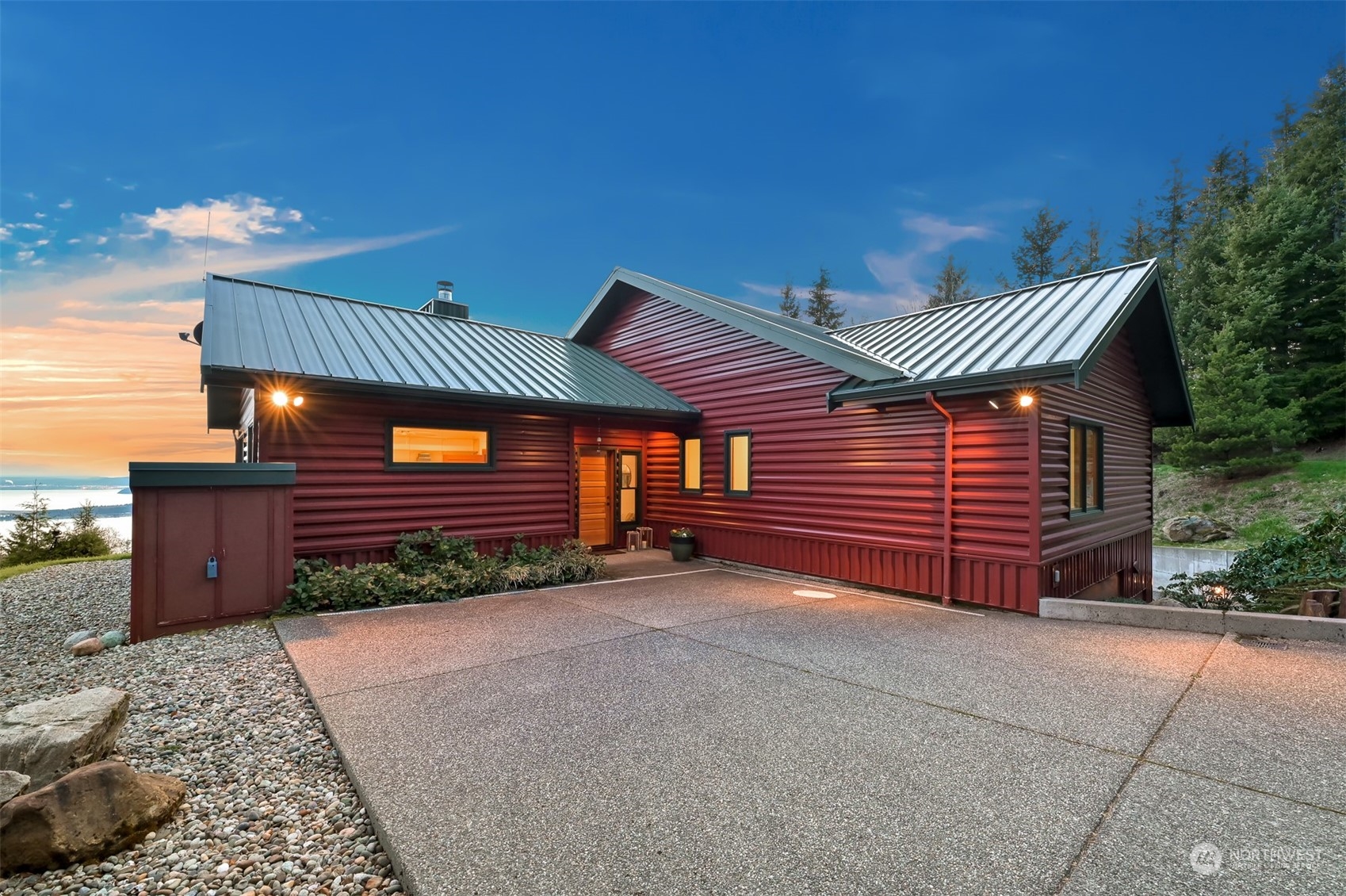 887 Chuckanut Ridge Drive Bow, WA 98232 - Photo 24 of 35 a front view of a house with garden