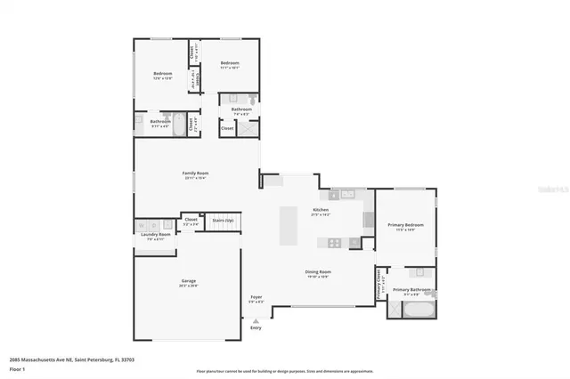 $1,590,000 | 2085 Massachusetts Avenue Northeast, St. Petersburg, FL 33703