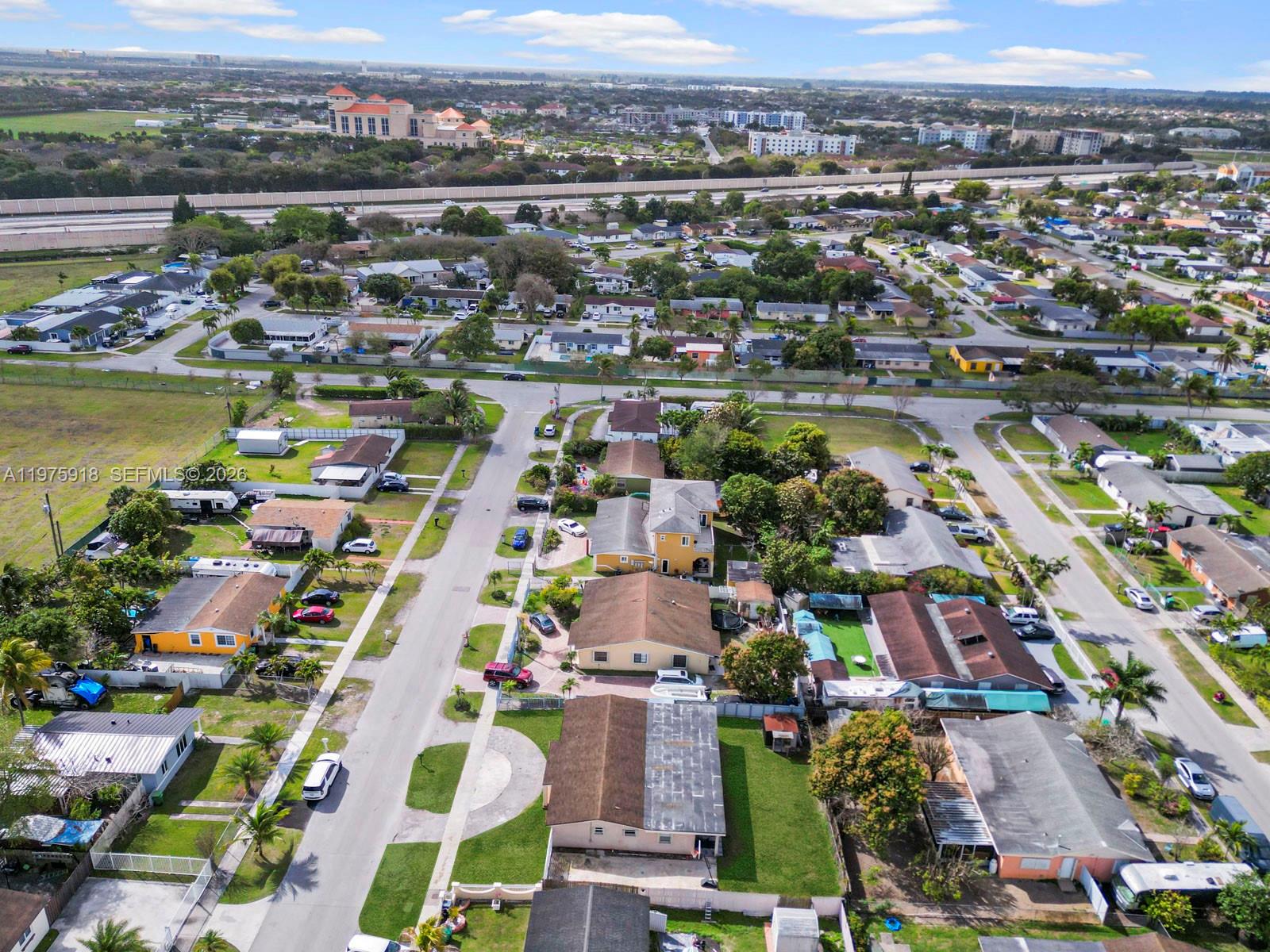 30236 Southwest 148th Place Homestead, FL 33033 - Photo 62 of 69 an aerial view of residential houses with outdoor space