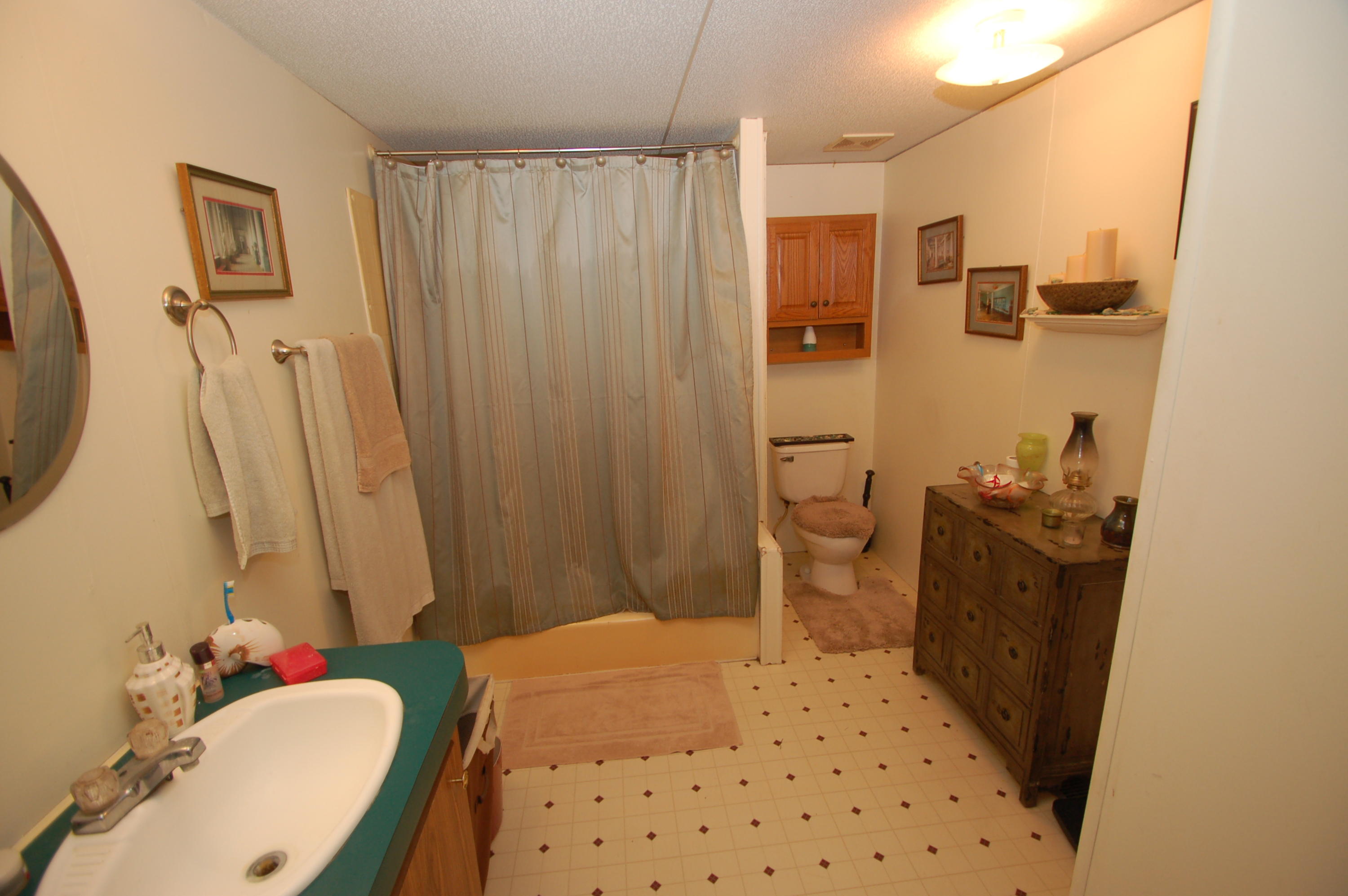 3189 Half Acre Of Rocks Road Elliston, VA 24087 - Photo 14 of 24 a bathroom with a sink toilet and shower