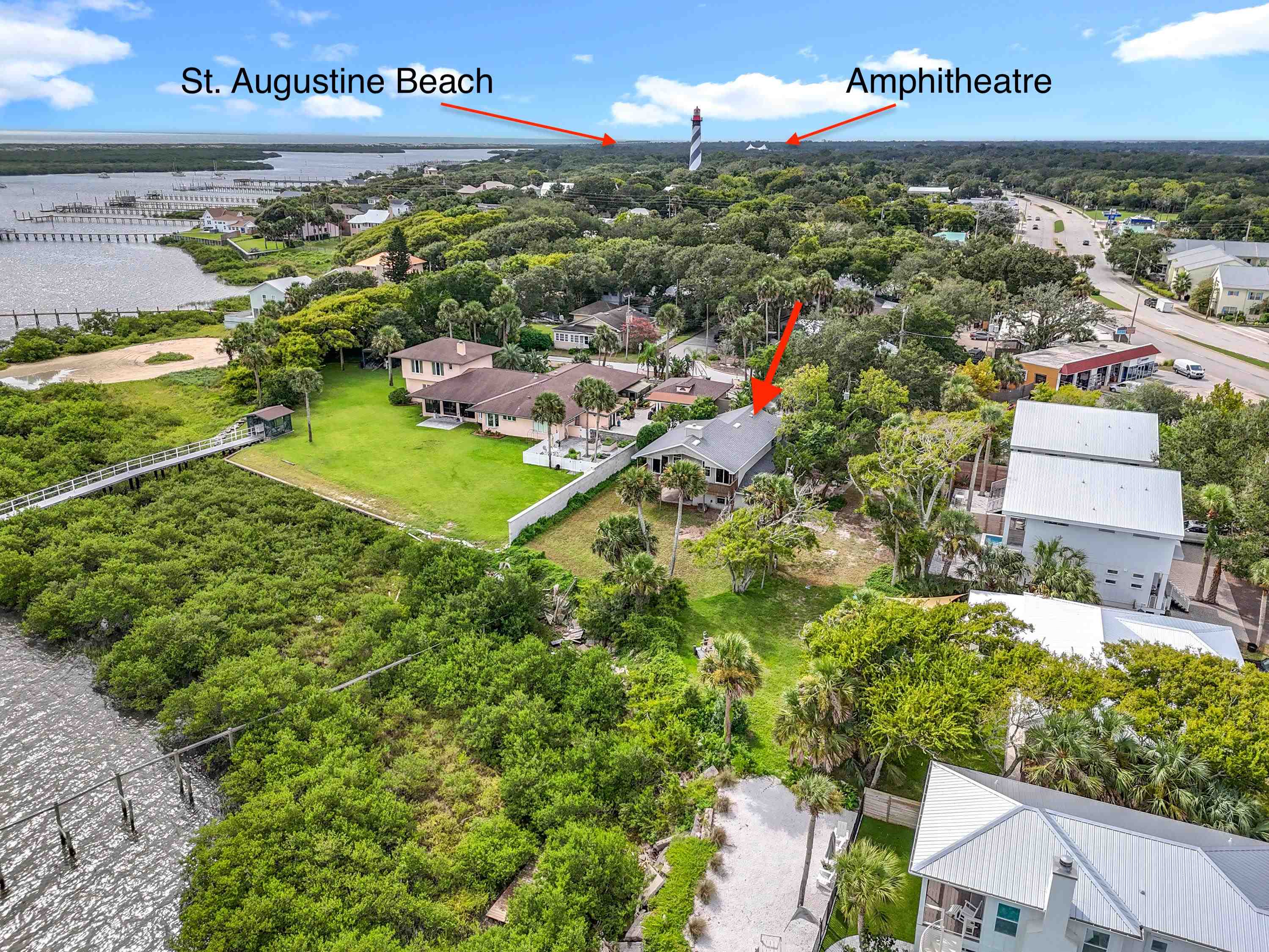 17 Salt Run Court St. Augustine, FL 32080 - Photo 11 of 33 an aerial view of residential houses with outdoor space