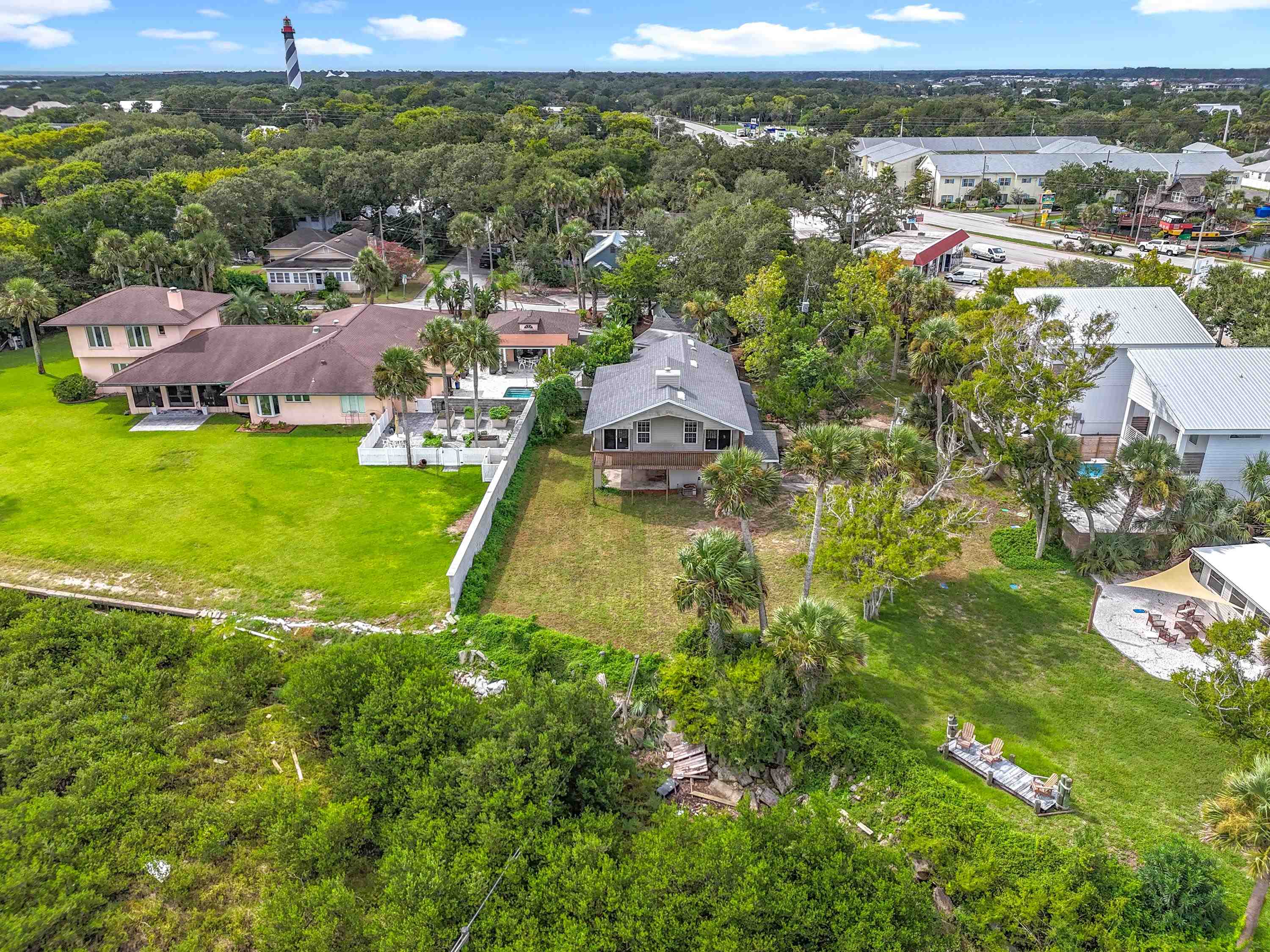 17 Salt Run Court St. Augustine, FL 32080 - Photo 26 of 33 an aerial view of residential houses with outdoor space and trees