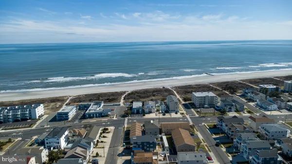 a view of parking and ocean view