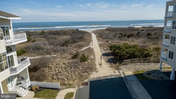 a view of an ocean beach