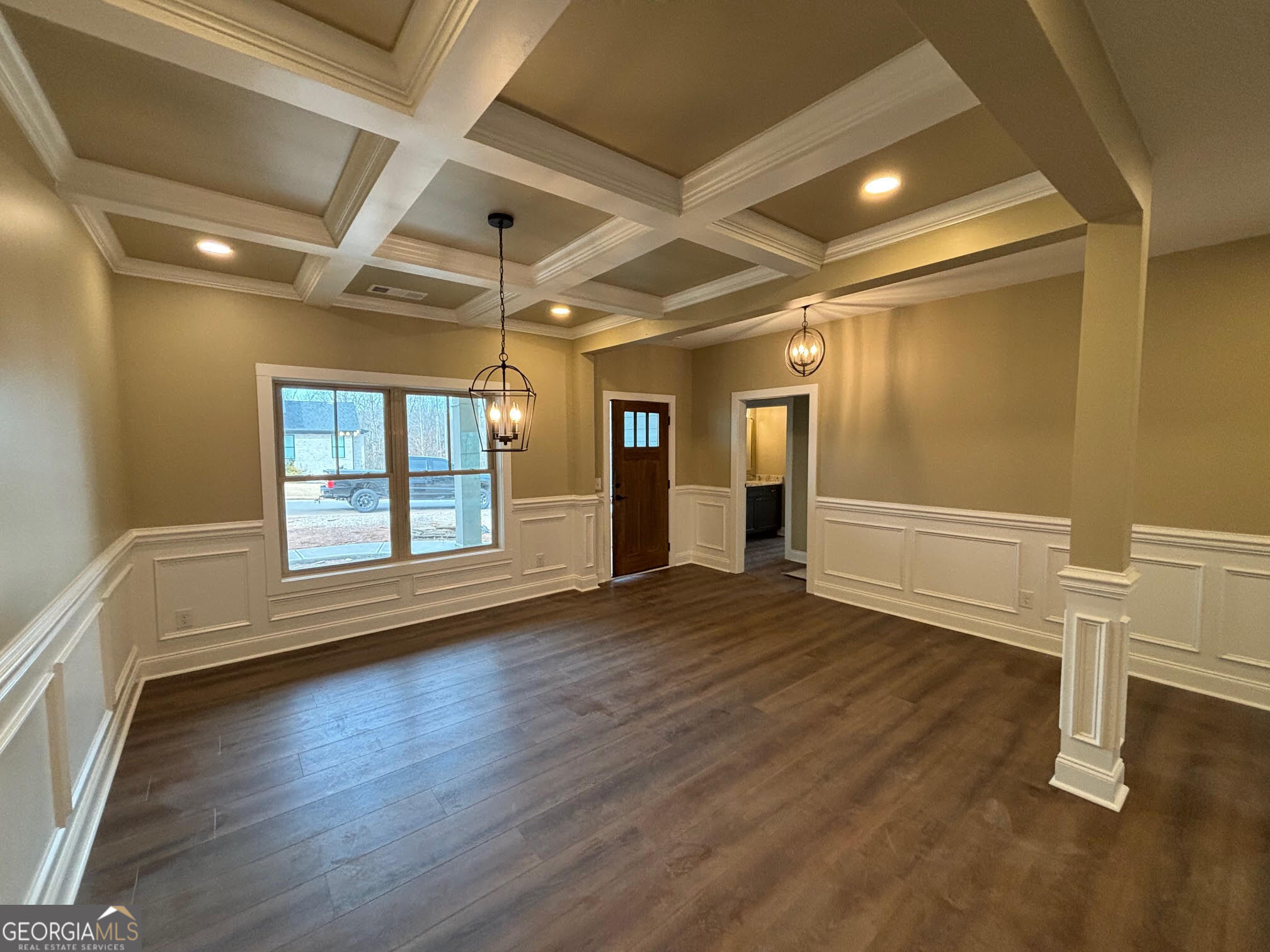 178 Samson Way Cleveland, GA 30528 - Photo 11 of 32 a view of an empty room with wooden floor and a window