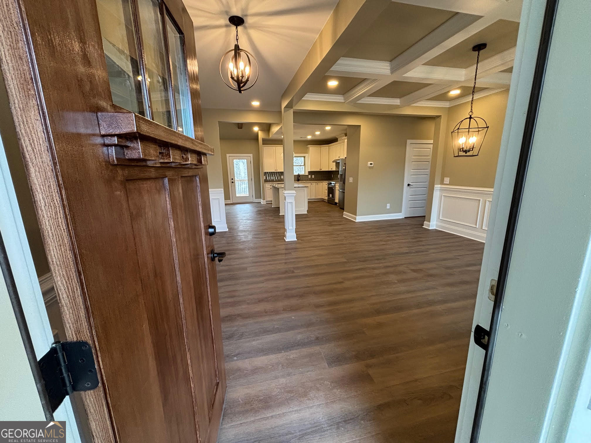178 Samson Way Cleveland, GA 30528 - Photo 2 of 32 a view of a hallway with wooden floor