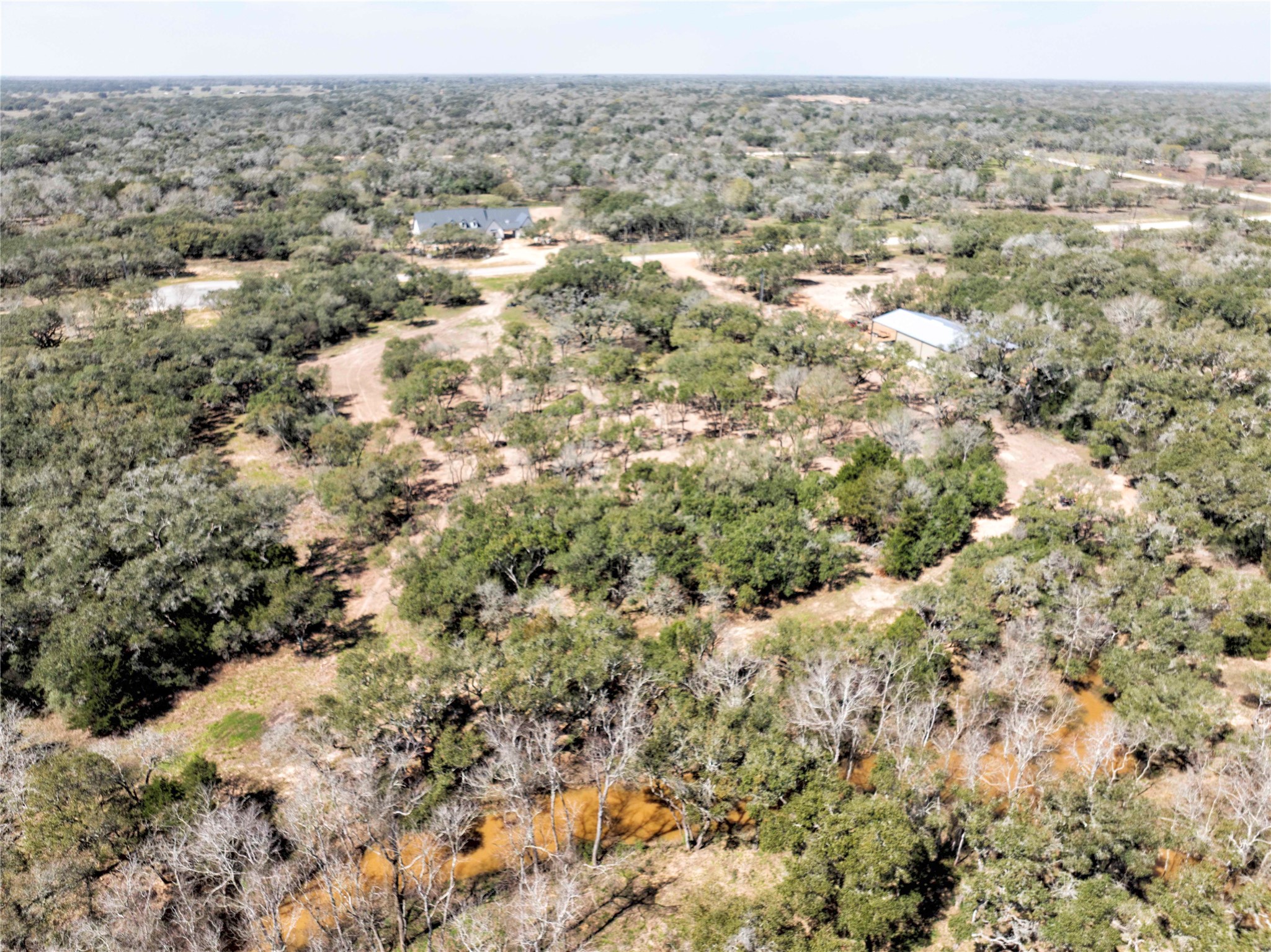 Tbd Tbd Wigeon Lane Columbus, TX 78934 - Photo 13 of 13 an aerial view of house with yard and mountain view