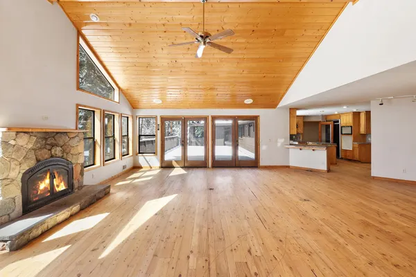 a view of an empty room