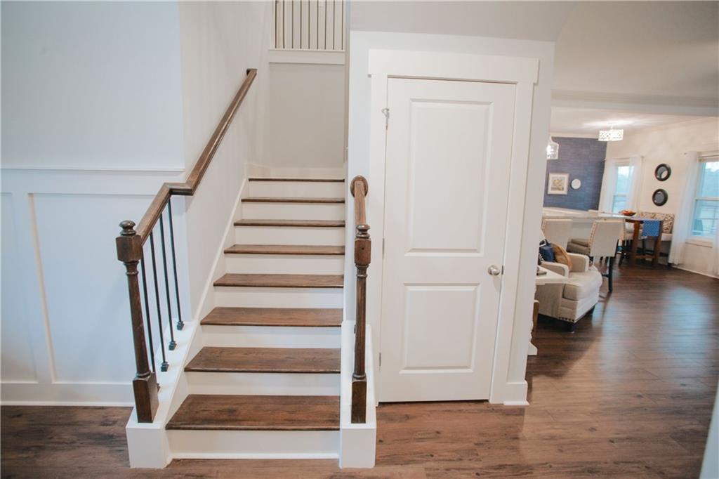 3221 Hollonville Road Williamson, GA 30292 - Photo 8 of 46 a view of an entryway with wooden floor and a livingroom view