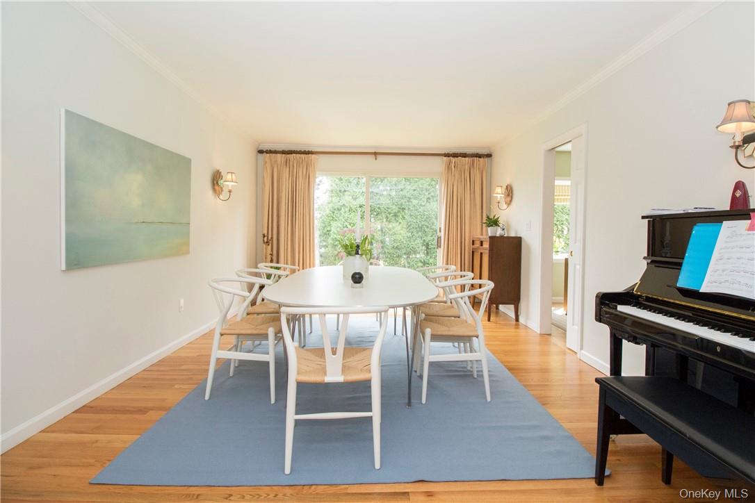 4 Dalphin Drive Rye, NY 10580 - Photo 5 of 24 Dining room with sliding doors to back yard