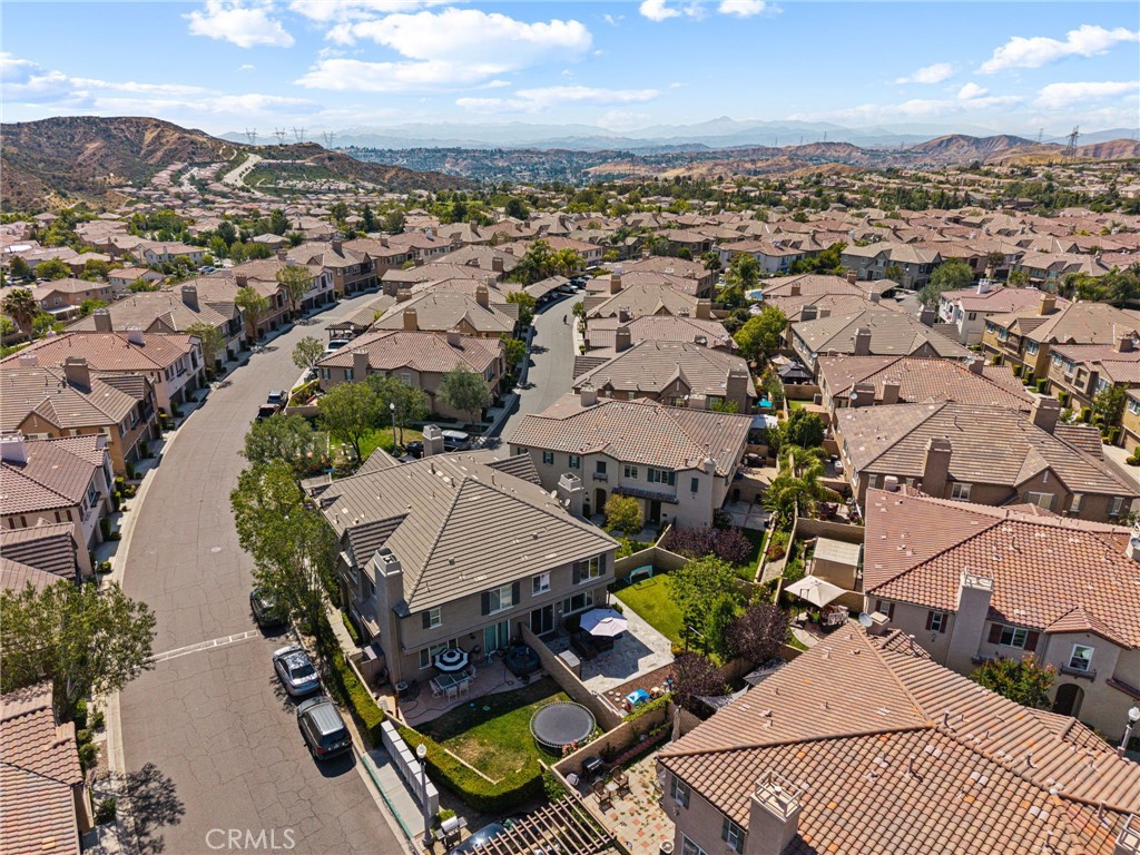 28356 Santa Rosa Lane Saugus, CA 91350 - Photo 43 of 50 an aerial view of a house with a garden