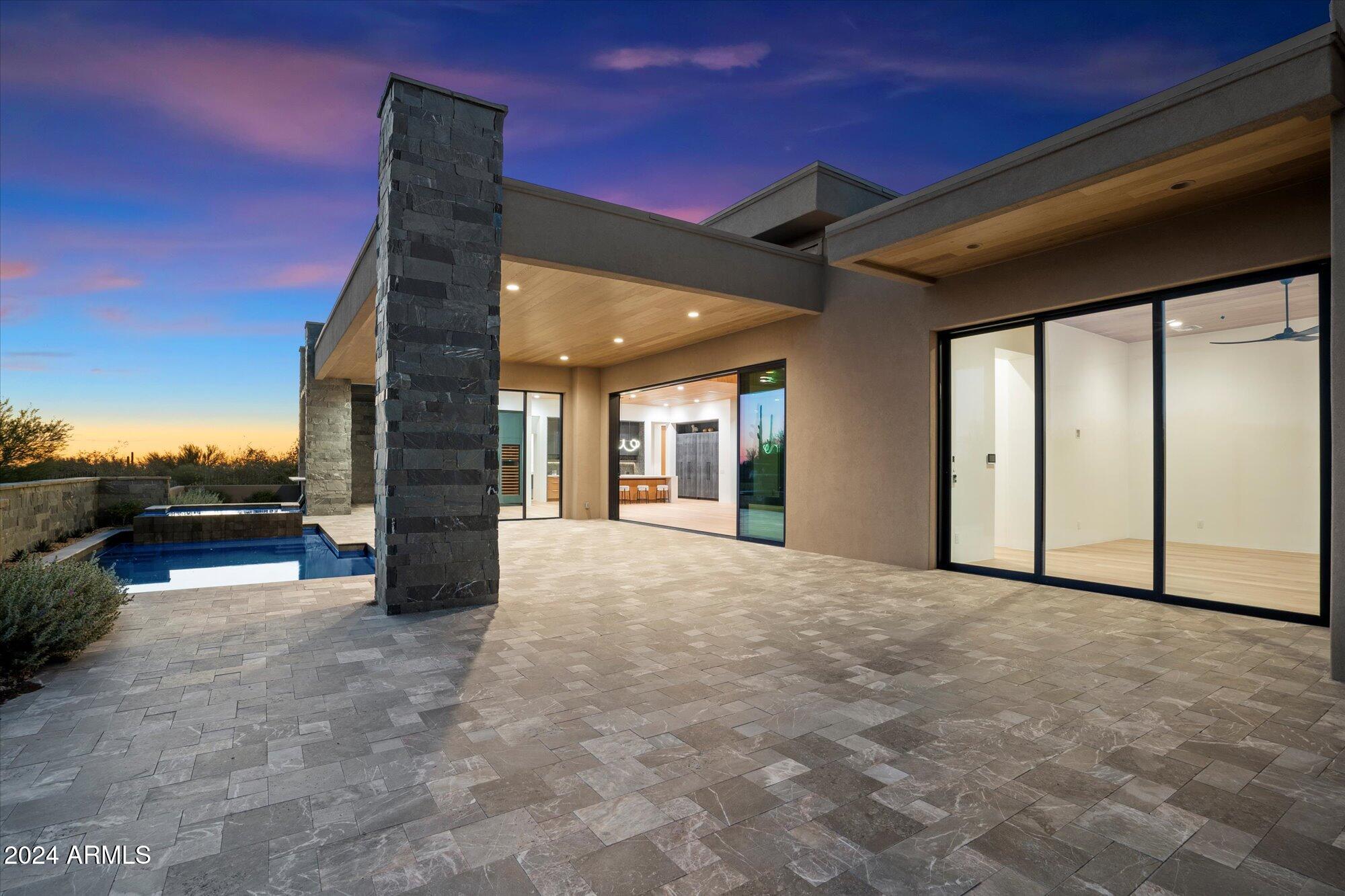 10249 East Joy Ranch Road Scottsdale, AZ 85262 - Photo 46 of 56 Travertine Paver Patio!
