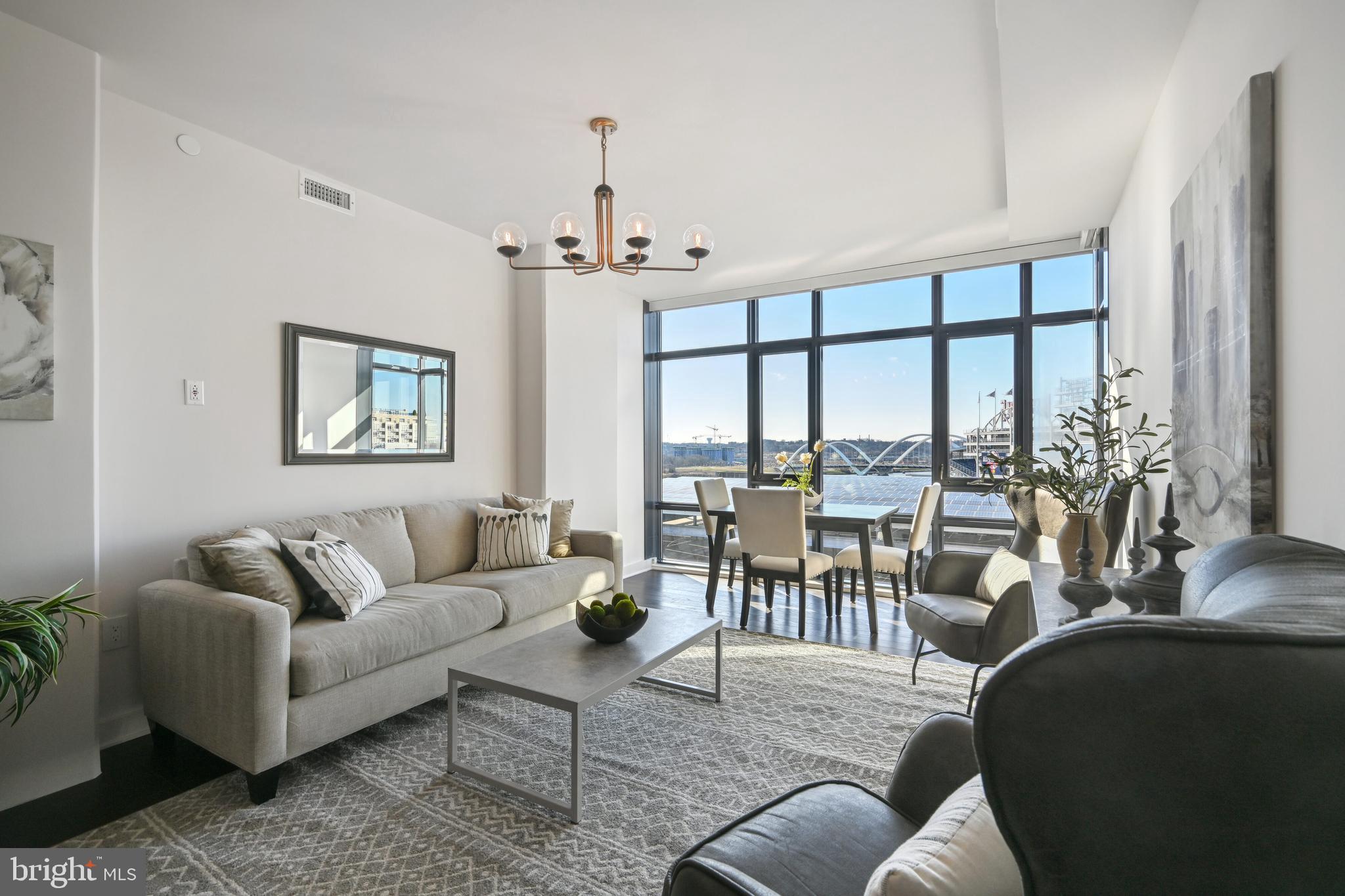 70 N Street Southeast, Unit 813 Washington, DC 20003 - Photo 5 of 30 Living Room with view of Nats Park