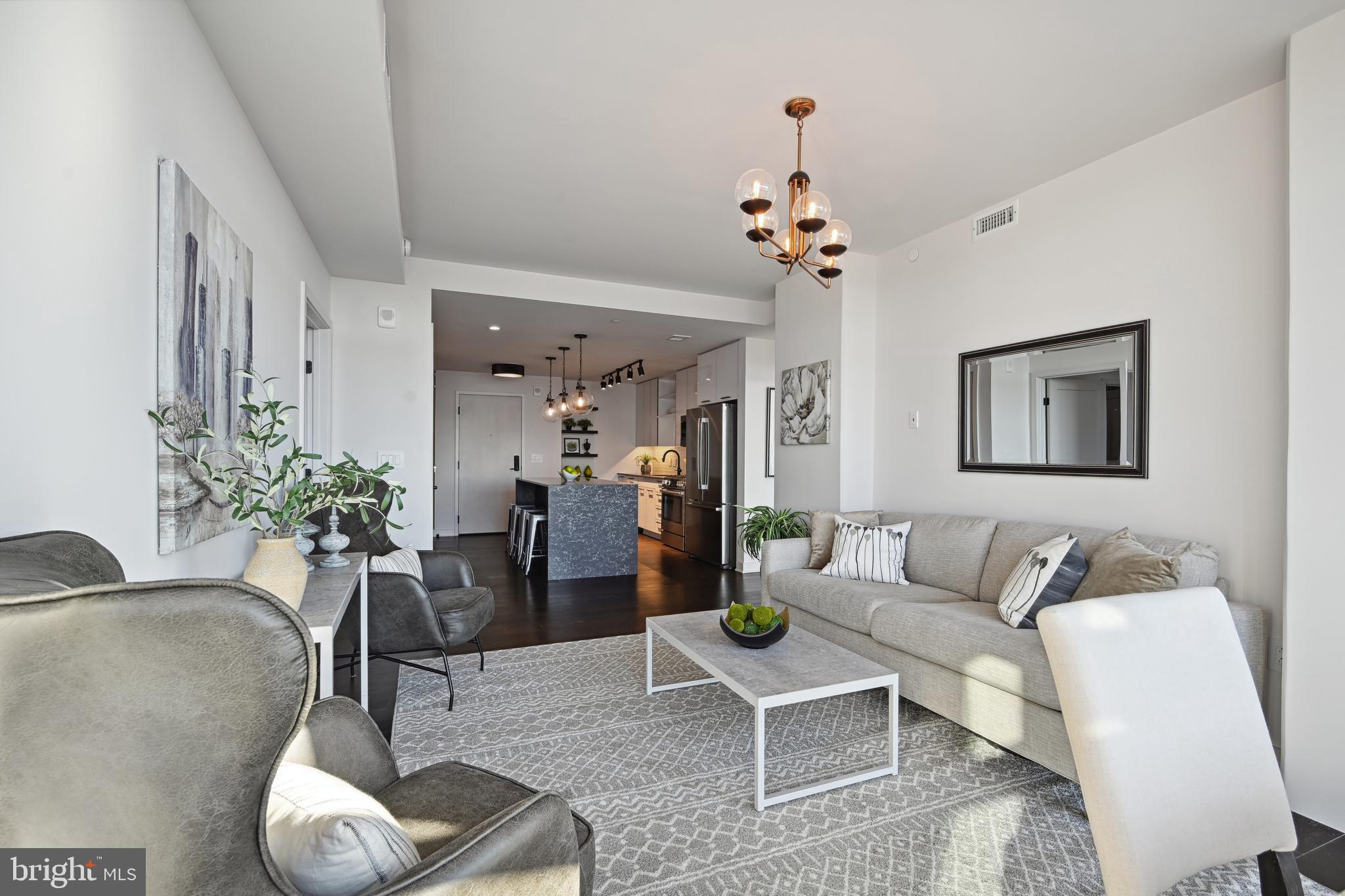 70 N Street Southeast, Unit 813 Washington, DC 20003 - Photo 6 of 30 Living Room & Kitchen