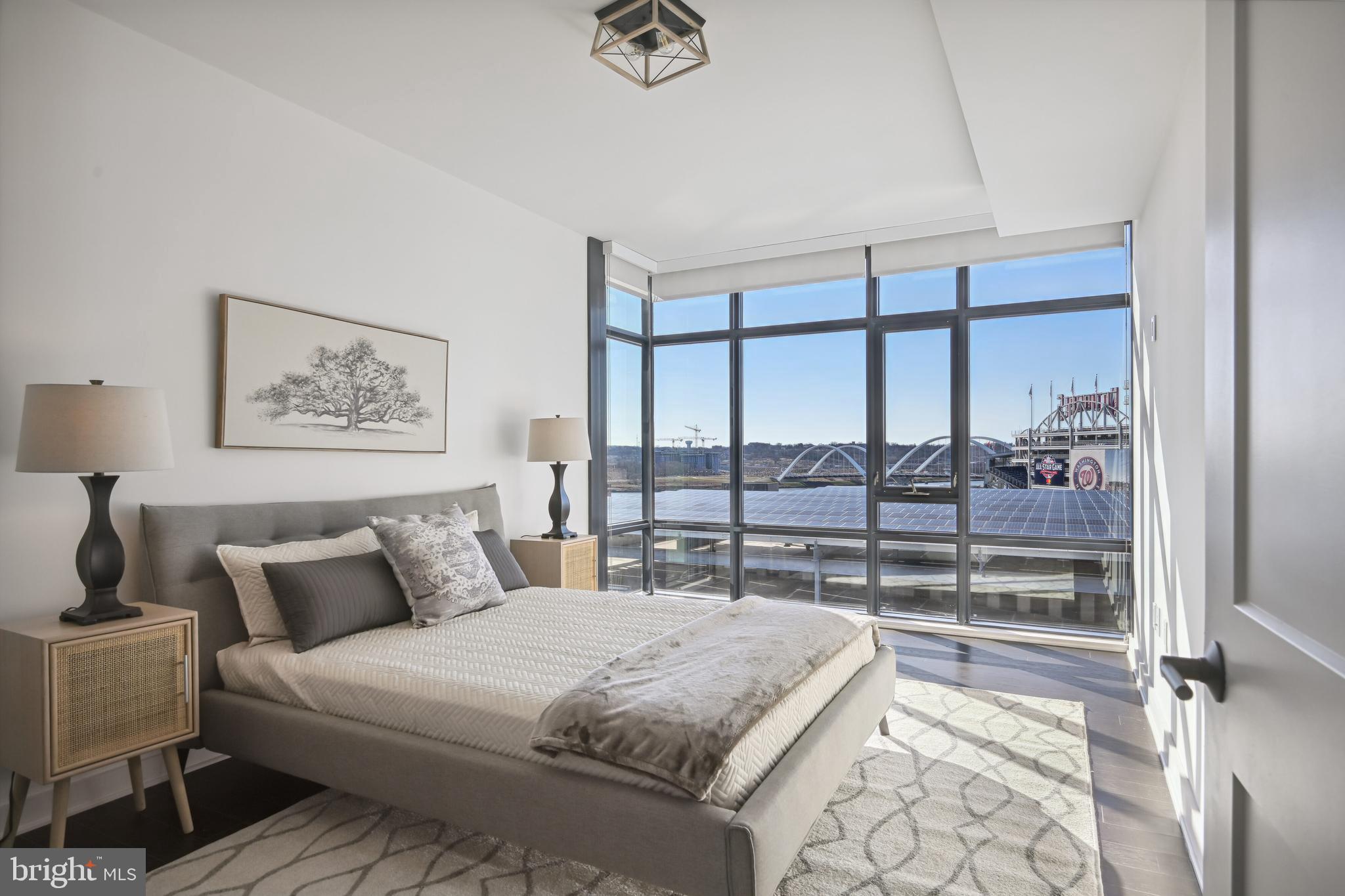 70 N Street Southeast, Unit 813 Washington, DC 20003 - Photo 8 of 30 Primary Bedroom with view of Anancostia River