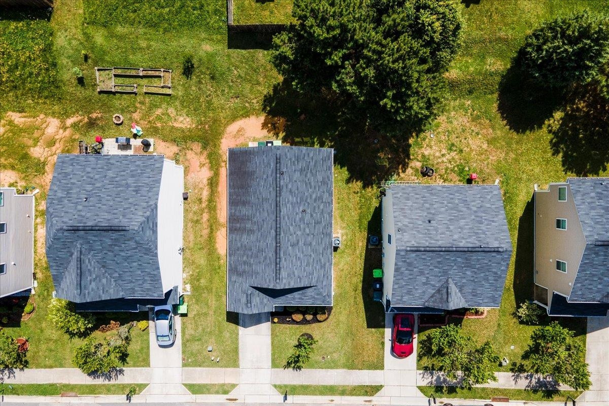 1621 Brownairs Lane Raleigh, NC 27610 - Photo 25 of 29 an aerial view of a house with a yard