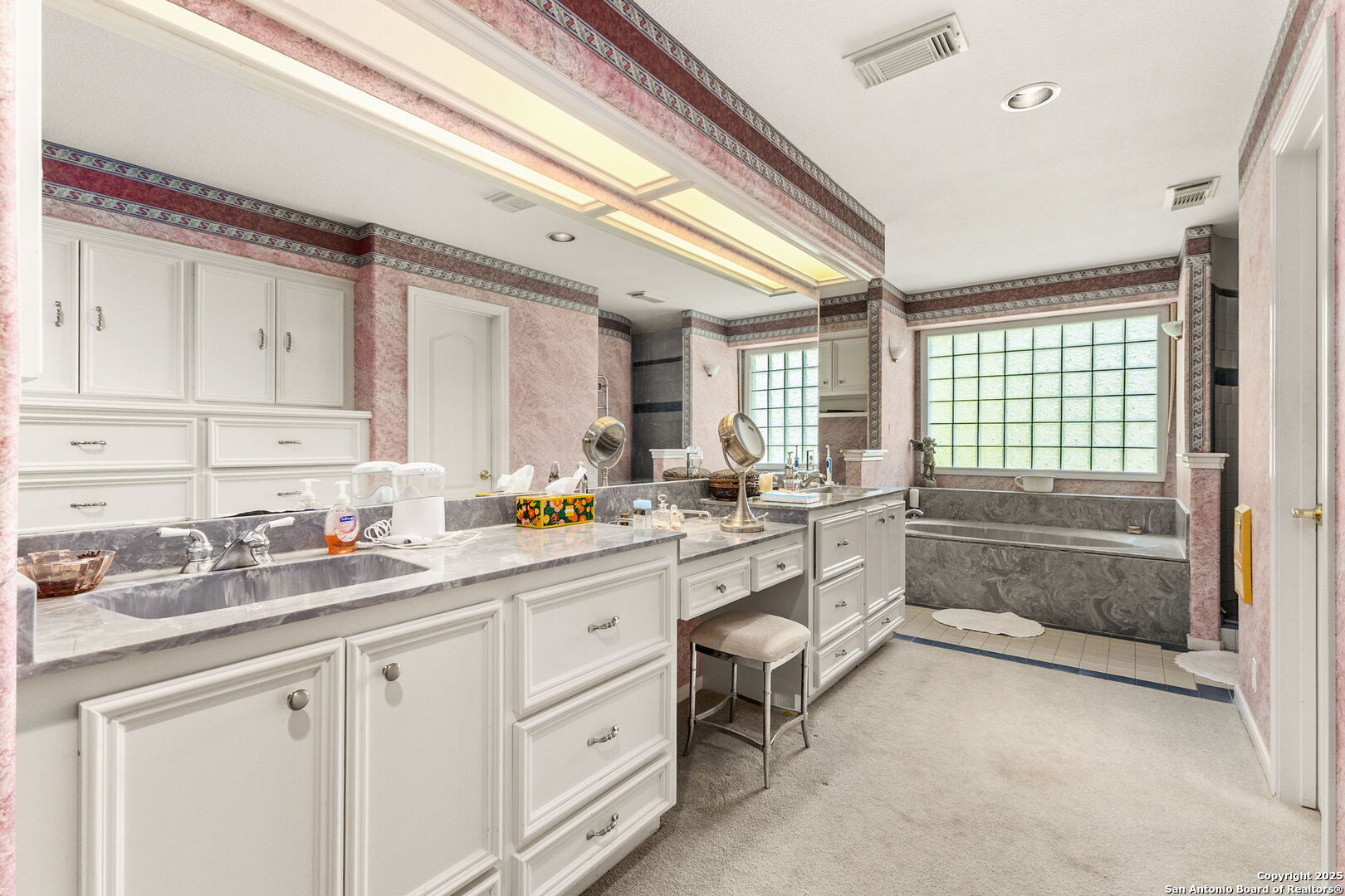 1434 Whispering Water Spring Branch, TX 78070 - Photo 17 of 45 a kitchen with sink and cabinets