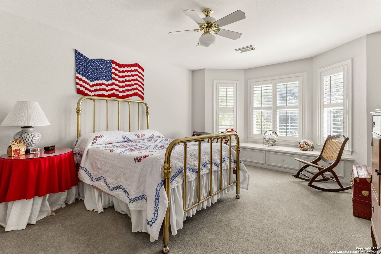 1434 Whispering Water Spring Branch, TX 78070 - Photo 25 of 45 a bed room with a bed and a chair