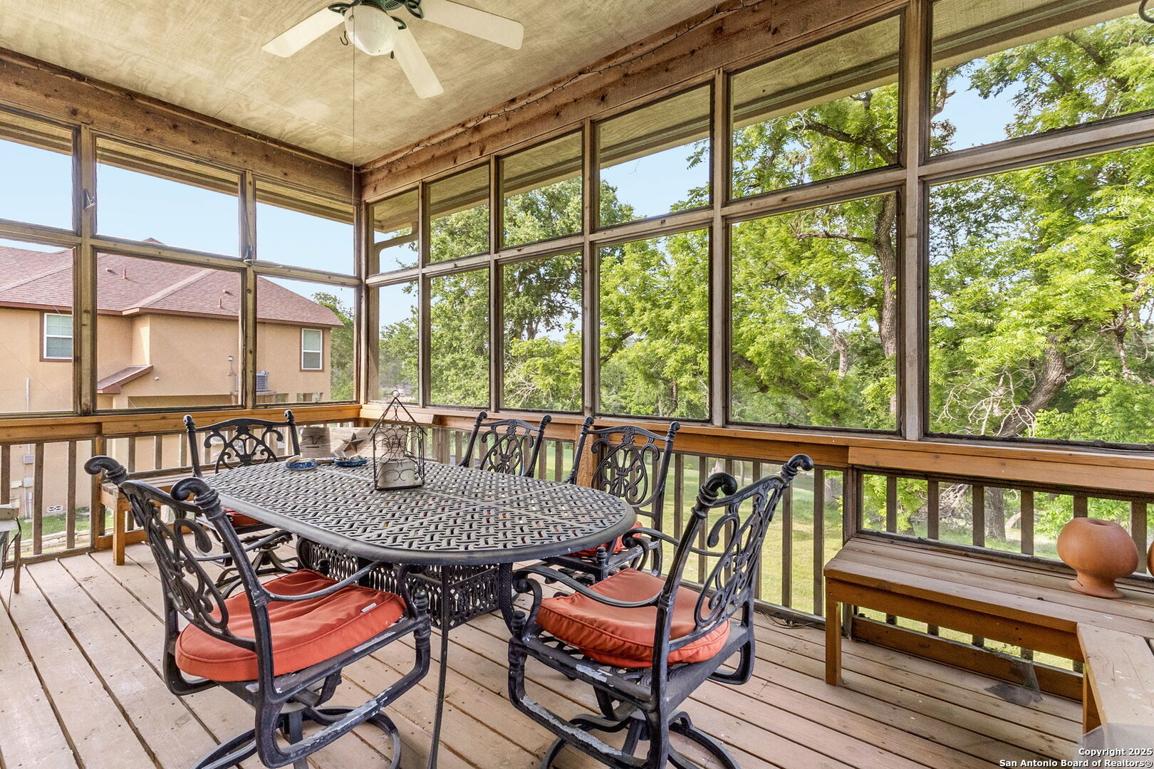 1434 Whispering Water Spring Branch, TX 78070 - Photo 29 of 45 a dining room with furniture a rug and a large window