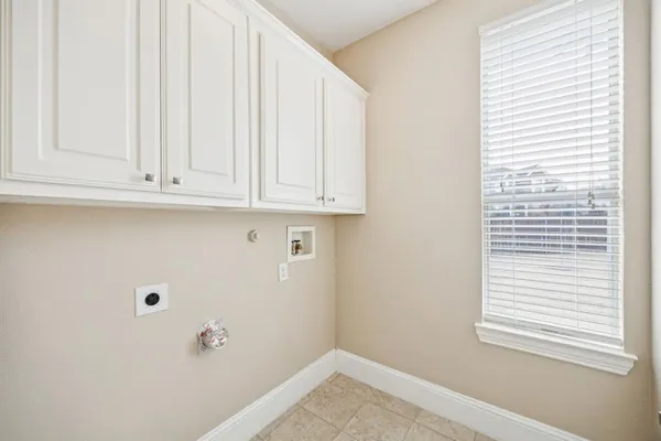 a bathroom with a window