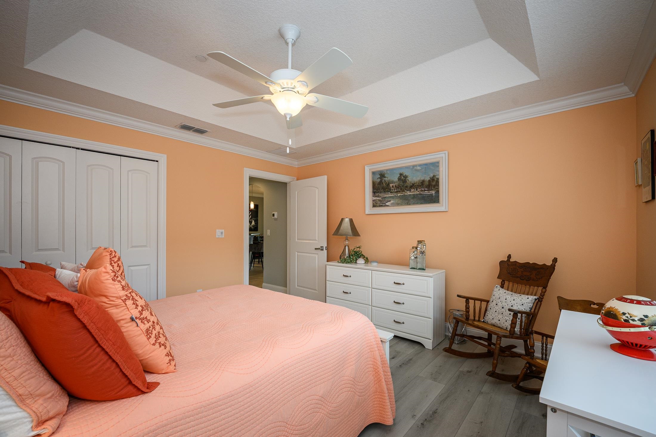 68 Ocale Court St. Augustine, FL 32084 - Photo 42 of 67 a bedroom with a bed and a chair