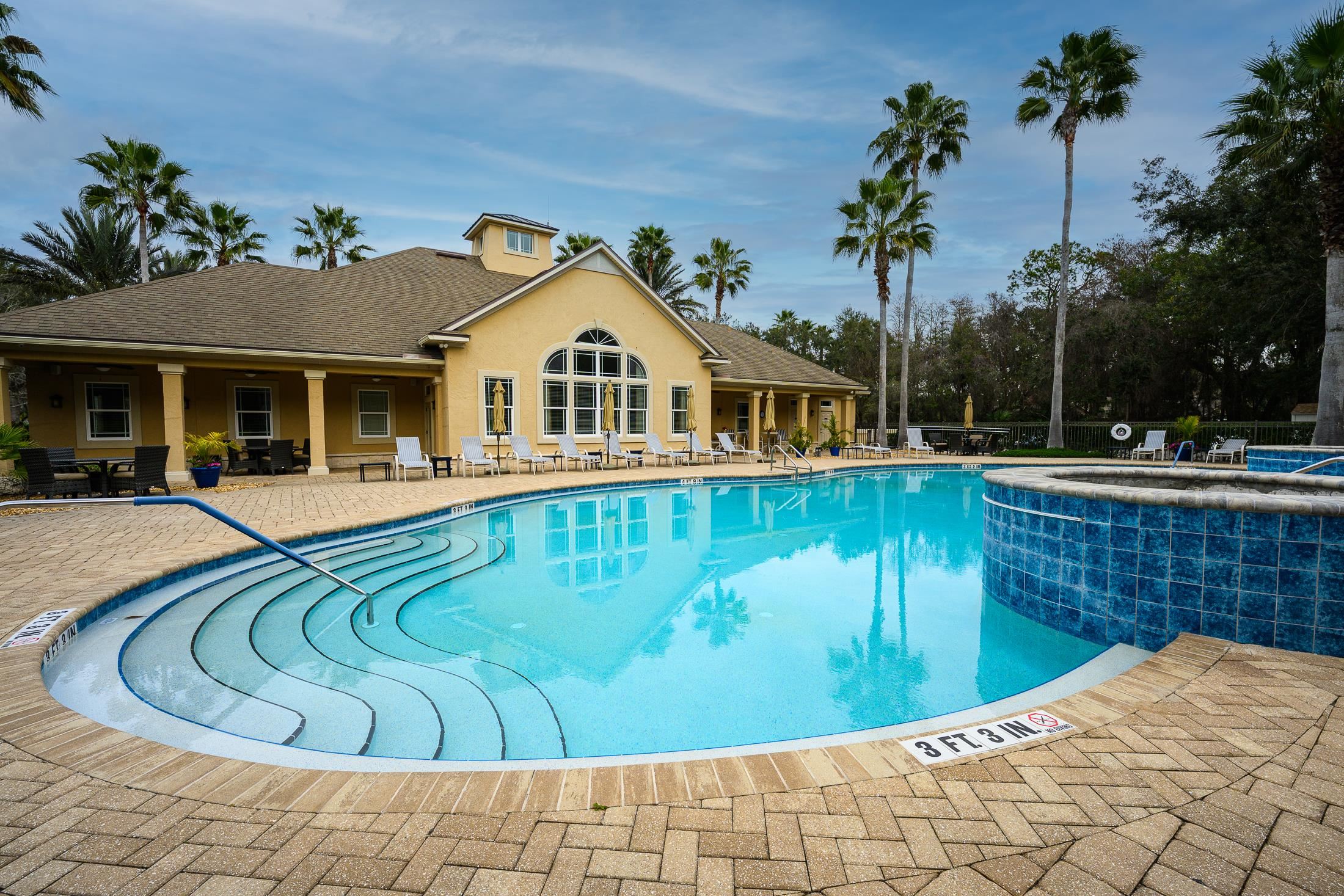 68 Ocale Court St. Augustine, FL 32084 - Photo 63 of 67 a view of a white house with a swimming pool