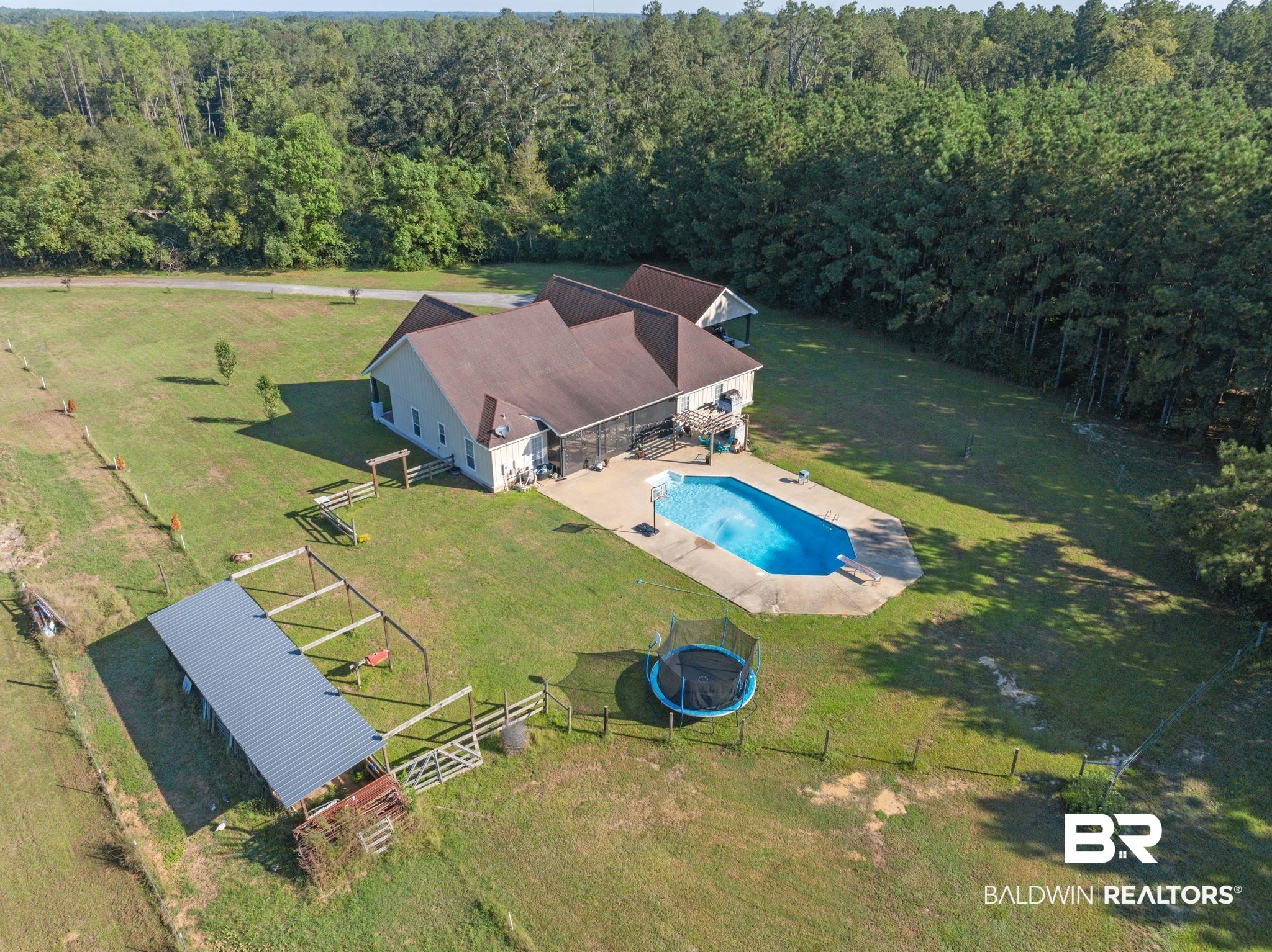 15635 North A N Brady Road Bay Minette, AL 36507 - Photo 40 of 51 Aerial view