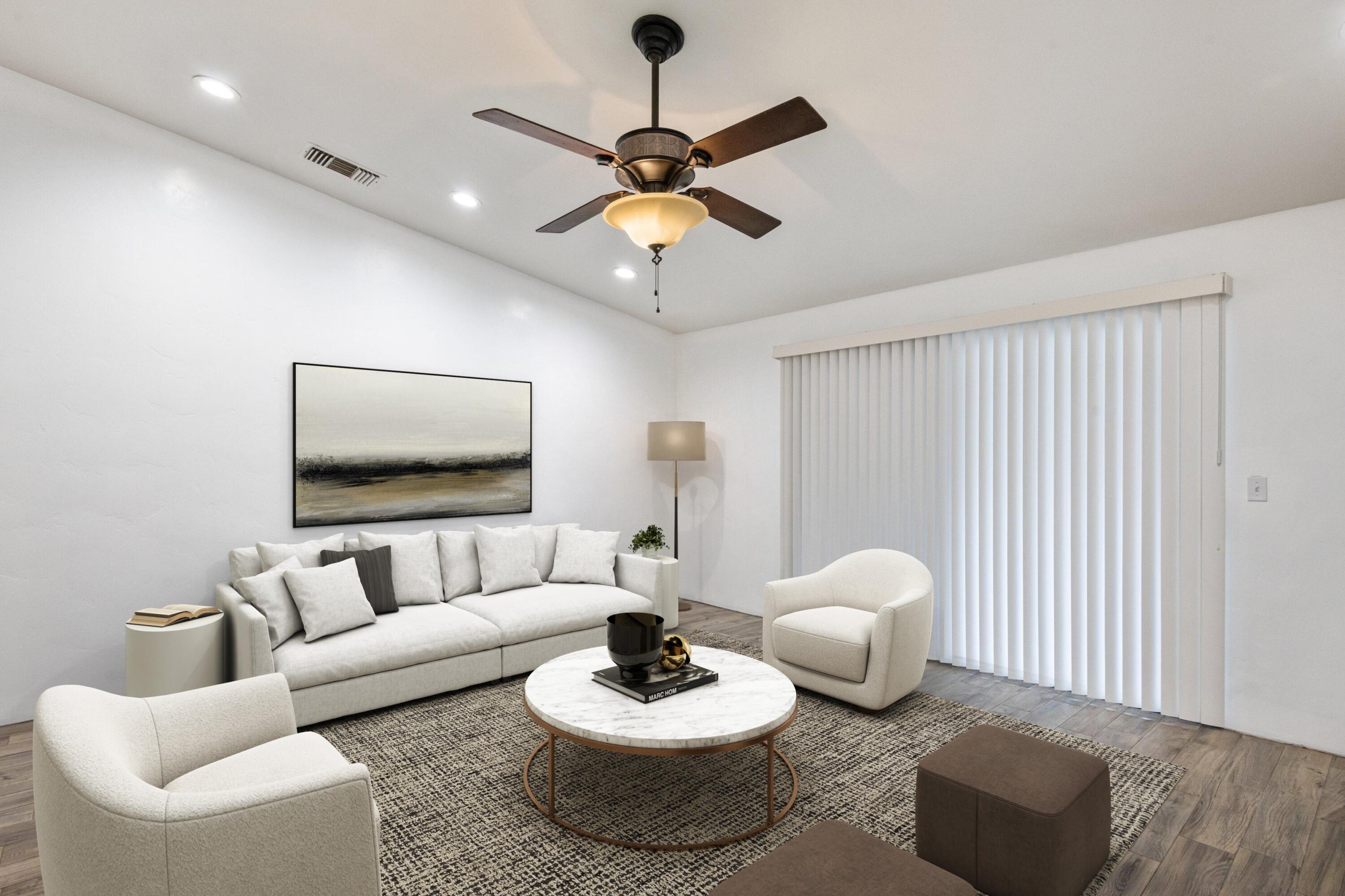 67425 Medano Road Cathedral City, CA 92234 - Photo 7 of 17 a living room with furniture and a wooden floor