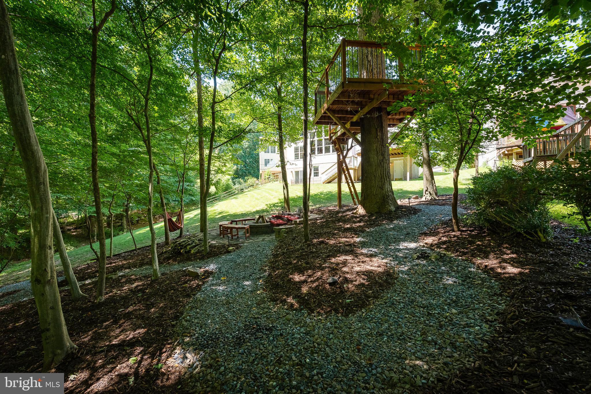2735 Dunleer Road Ellicott City, MD 21042 - Photo 43 of 45 Treehouse and Firepit Area