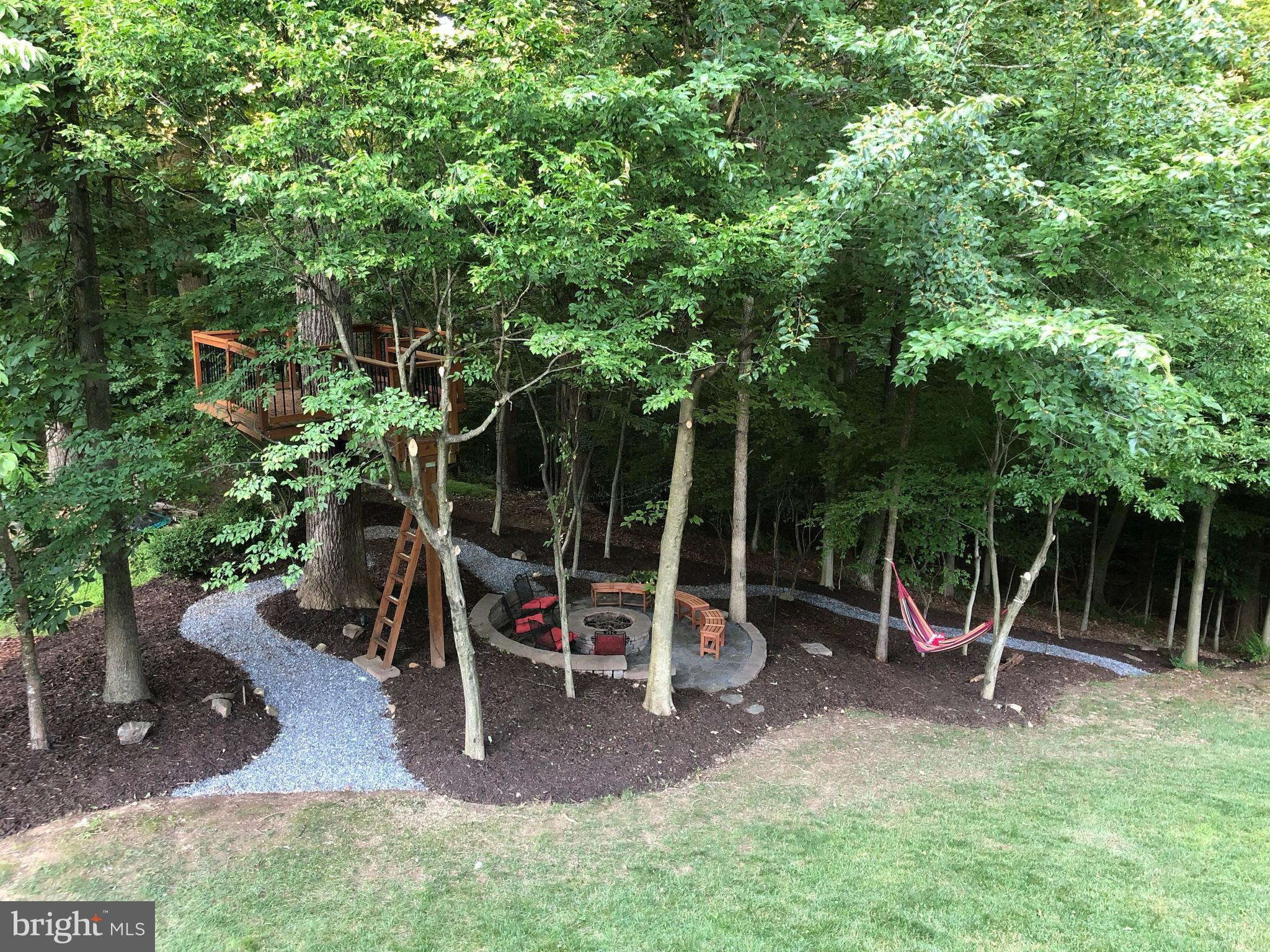 2735 Dunleer Road Ellicott City, MD 21042 - Photo 44 of 45 Treehouse and Firepit Area