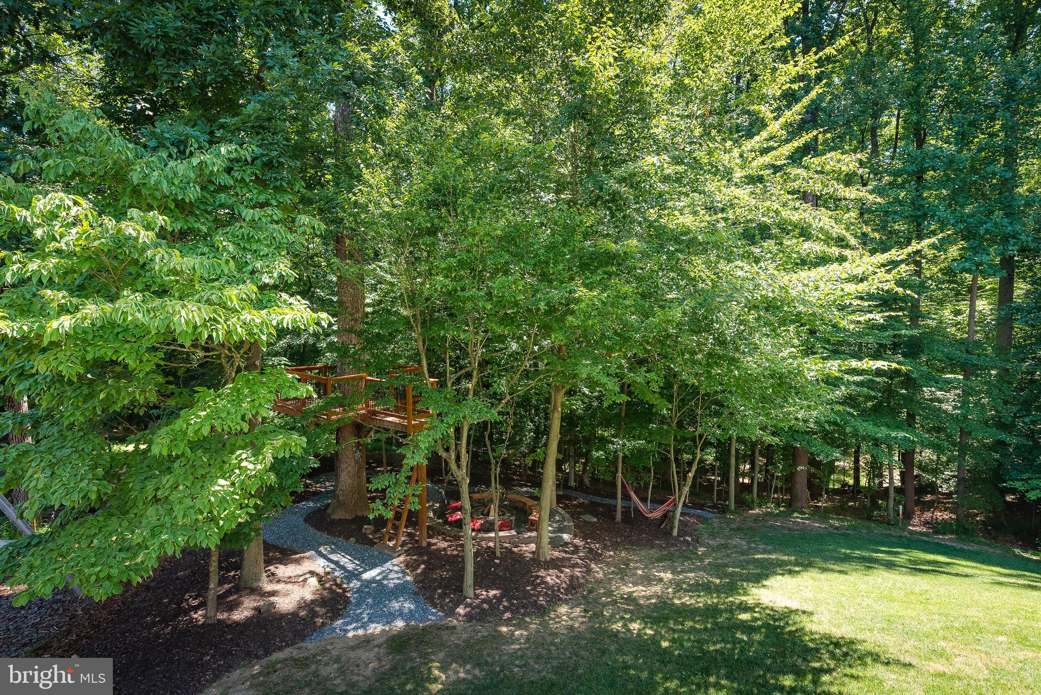 2735 Dunleer Road Ellicott City, MD 21042 - Photo 45 of 45 Treehouse and Firepit Area