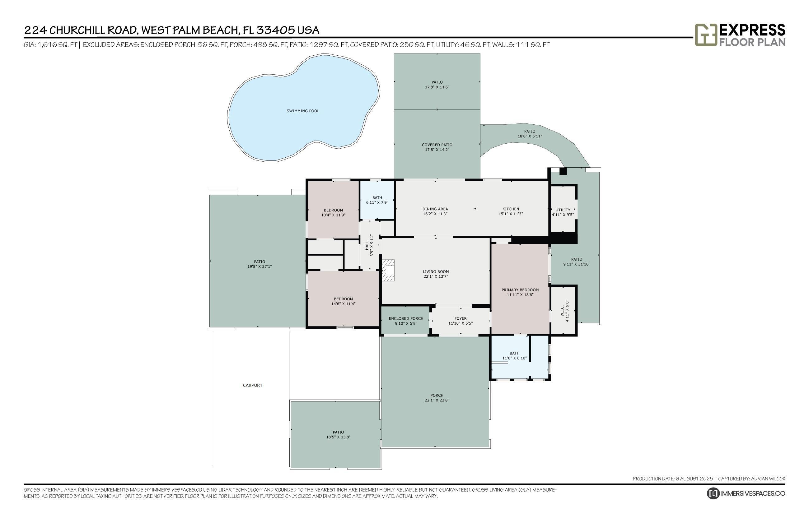 224 Churchill Road West Palm Beach, FL 33405 - Photo 32 of 32 224-CHURCHILL-RD-FLOORPLAN