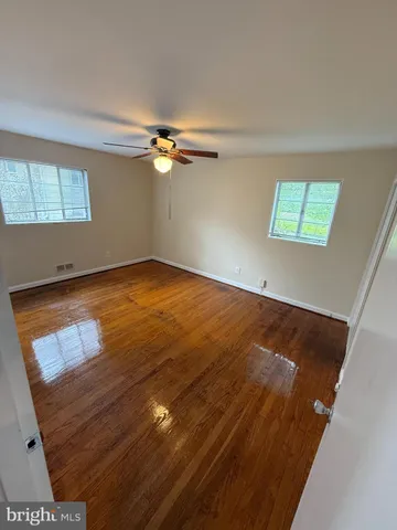 wooden floor in a room