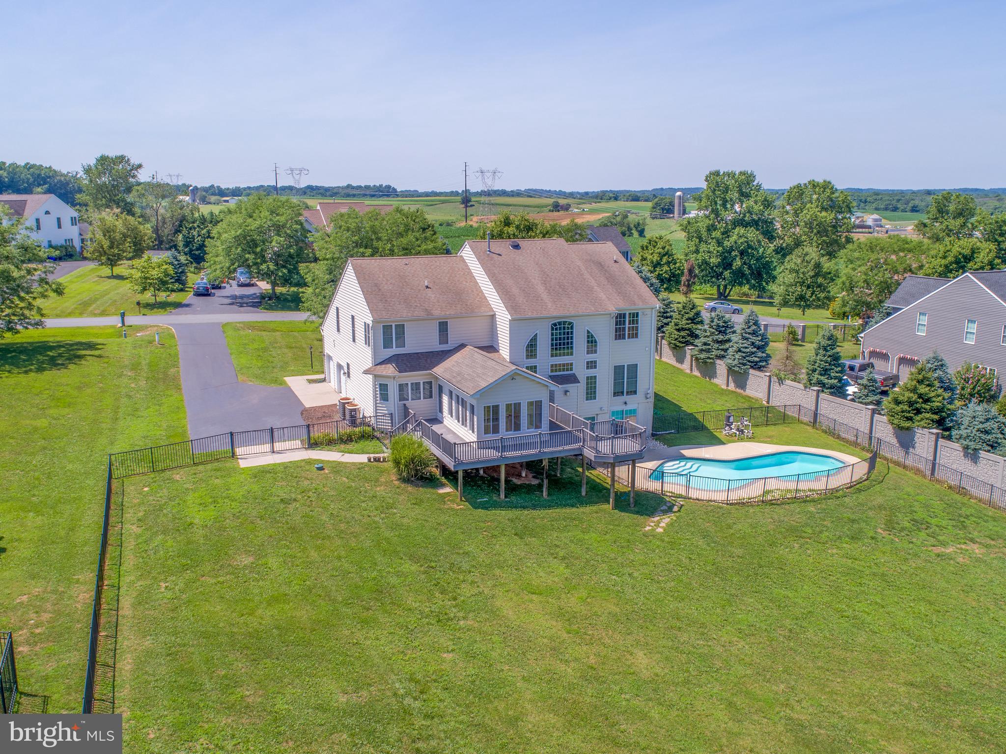 10 Ailsa Court Rising Sun, MD 21911 - Photo 35 of 36 Nice Size Yard Fenced with Pool Area