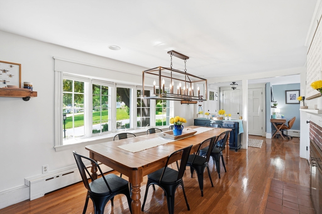 3 Talbot Road Hingham, MA 02043 - Photo 15 of 34 a view of a dining room with furniture window and outside view