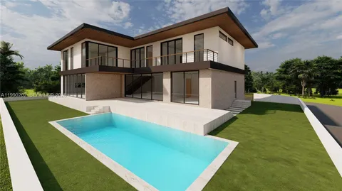 a view of an house with pool