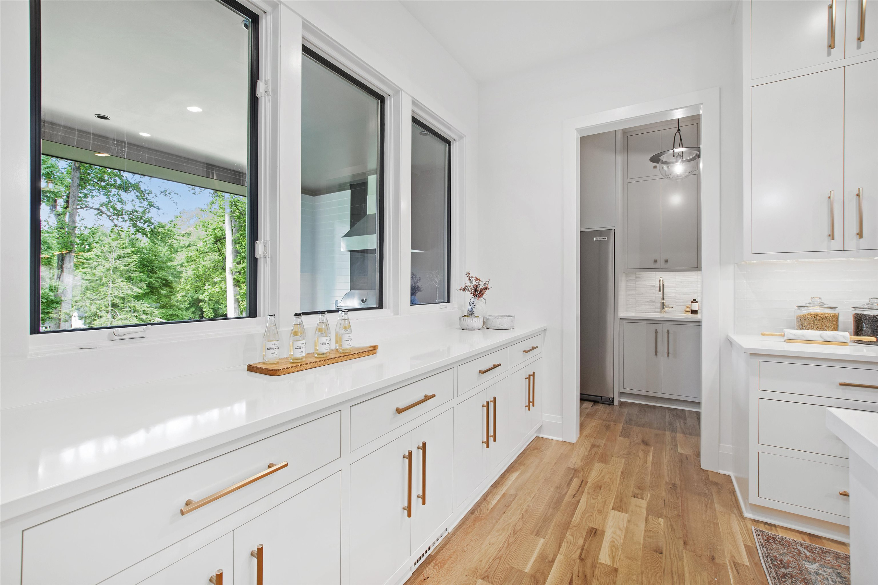 3340 Hampton Road Raleigh, NC 27607 - Photo 24 of 66 Casement Window open out for easy serving between the patio and the kitchen. Kitchen