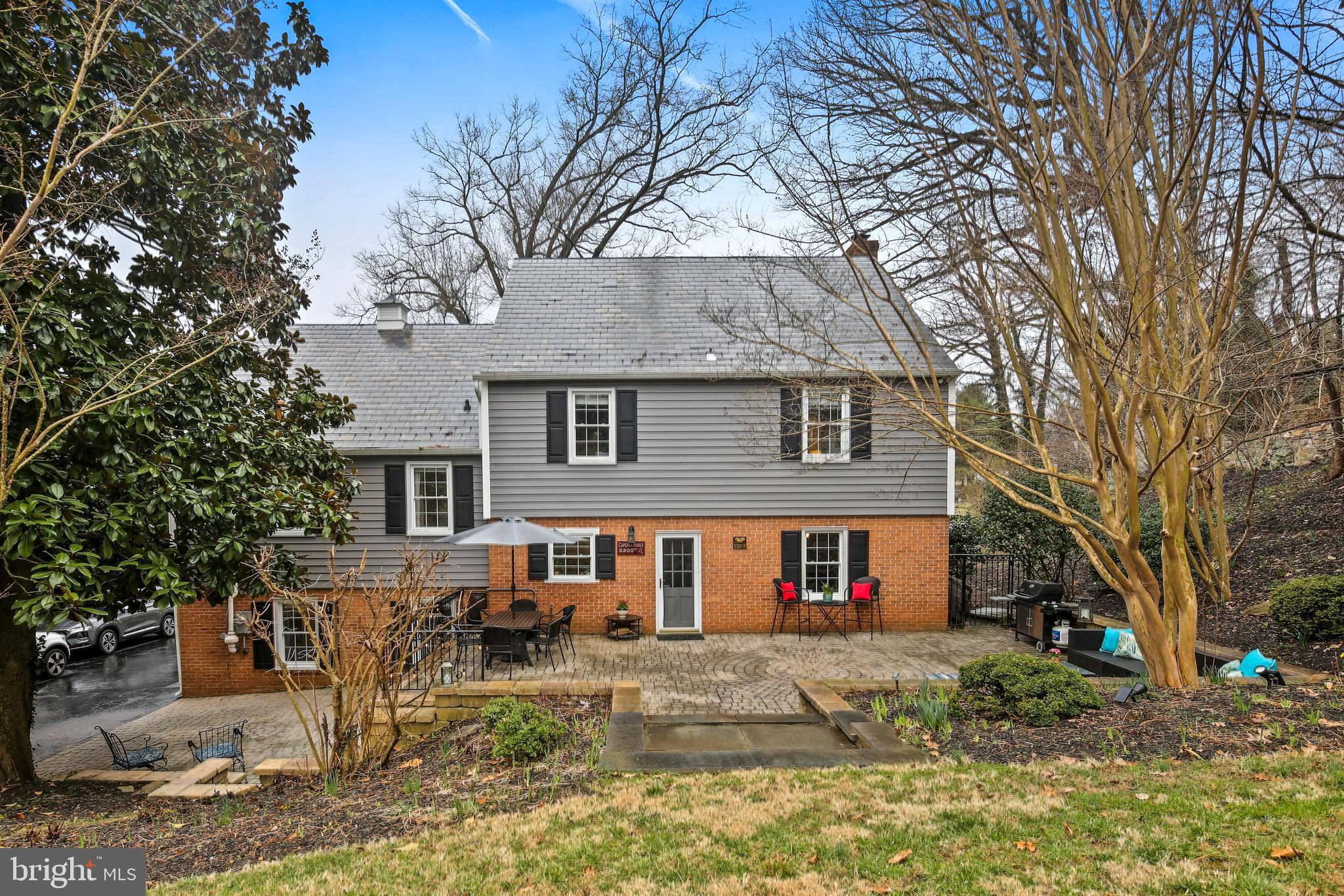 2205 Pot Spring Road Lutherville-Timonium, MD 21093 - Photo 34 of 46 Rear Exterior with Tiered Patio
