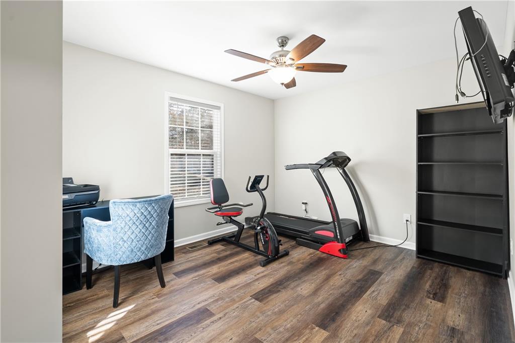 2708 Quarles Road Rocky Face, GA 30740 - Photo 26 of 40 a view of a workspace with furniture and a window