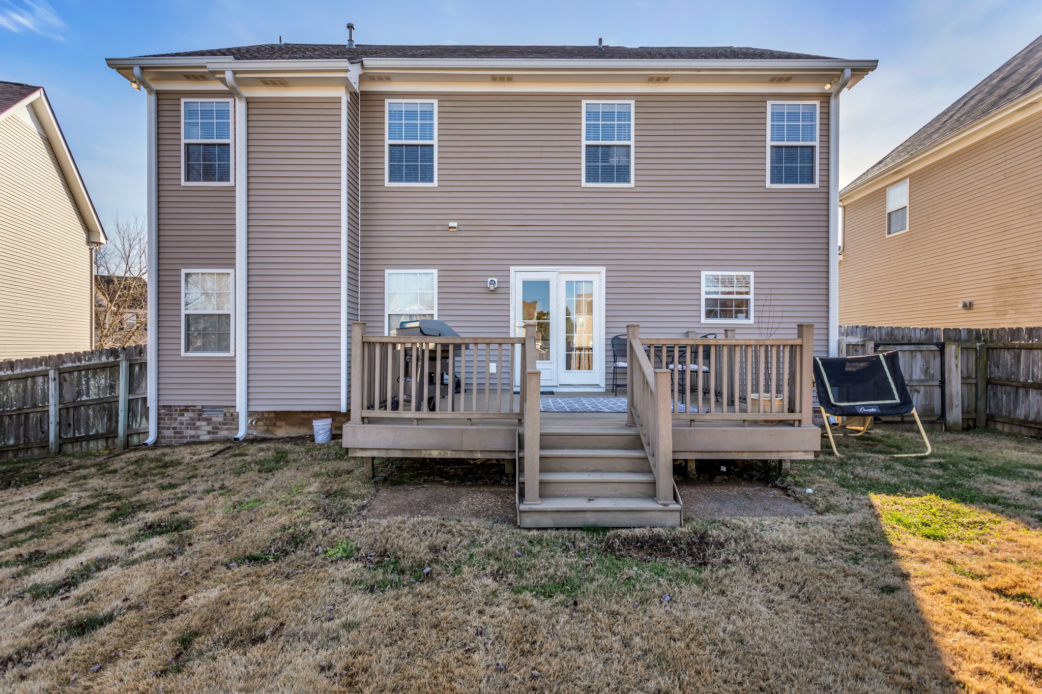 7009 Masonboro Drive Spring Hill, TN 37174 - Photo 36 of 40 a view of a house with backyard and porch