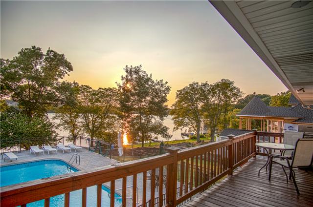 150 Cherokee Road Hendersonville, TN 37075 - Photo 3 of 20 YOUR VIEW OF THE SUNSET FROM THE SPRAWLING DECK