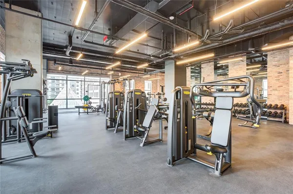a view of gym