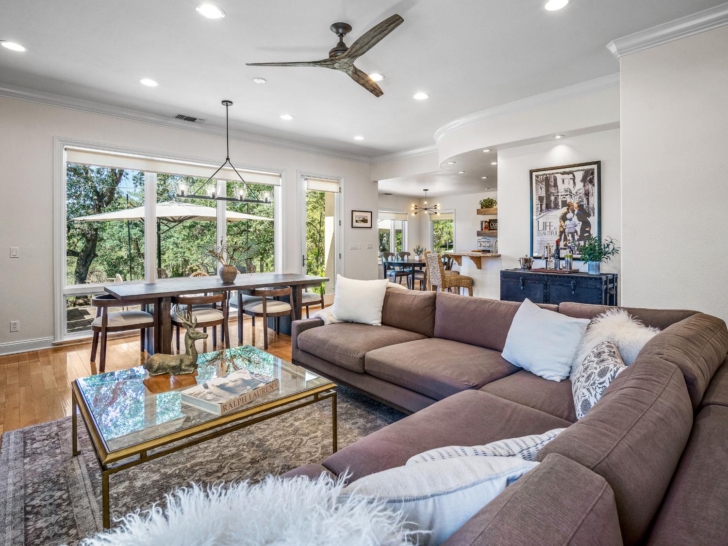 5080 Gold Hill Road Placerville, CA 95667 - Photo 63 of 63 Open floorplan with dining, living, and kitchen.