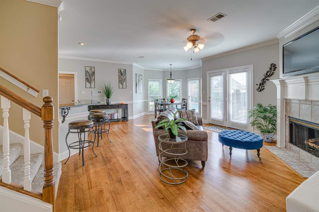 1344 Wahkin Road Collierville, TN 38017 - Photo 7 of 25 a living room with furniture and a fireplace