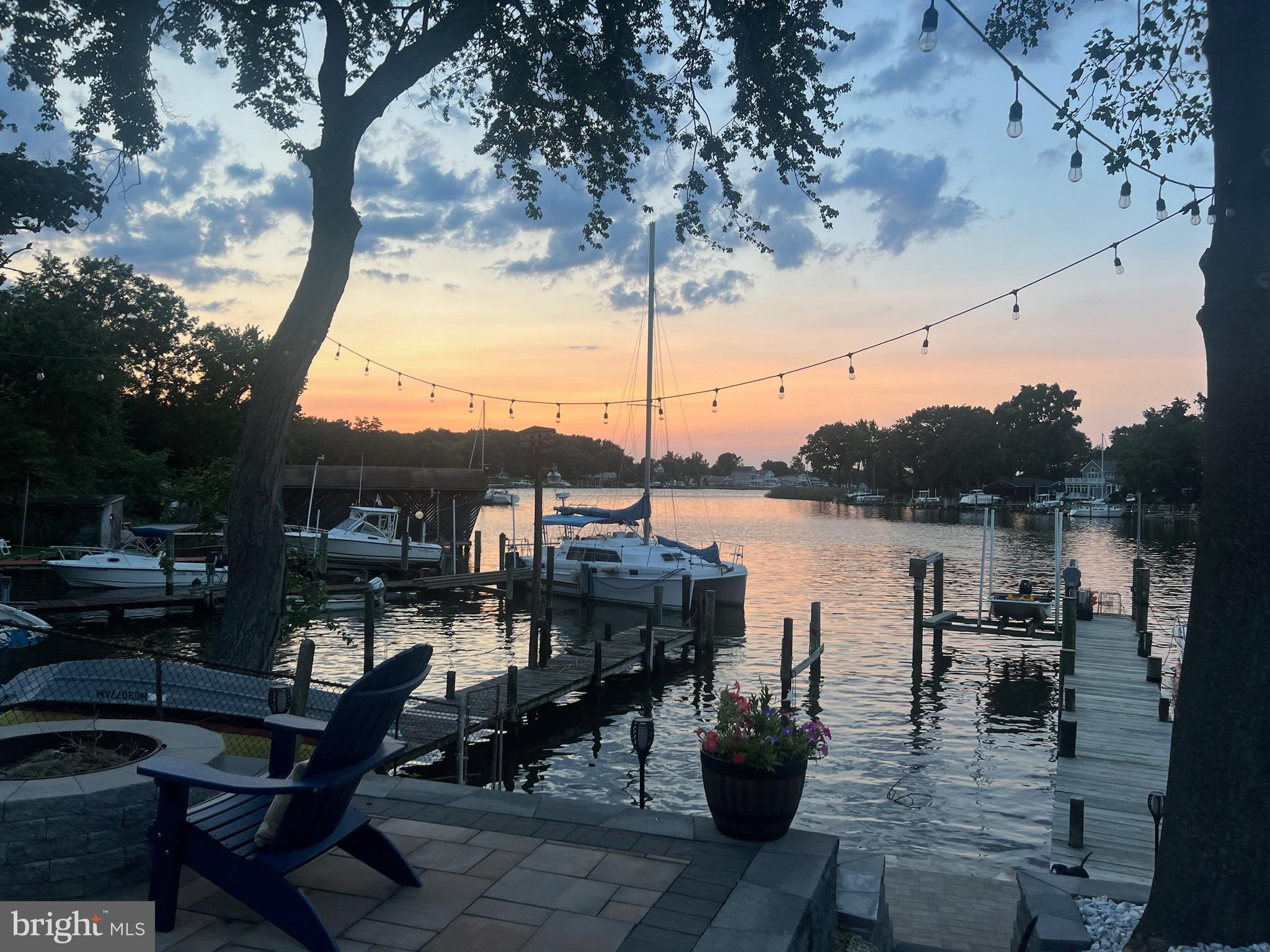 1890 Locust Road Pasadena, MD 21122 - Photo 27 of 53 a view of a lake with sitting area