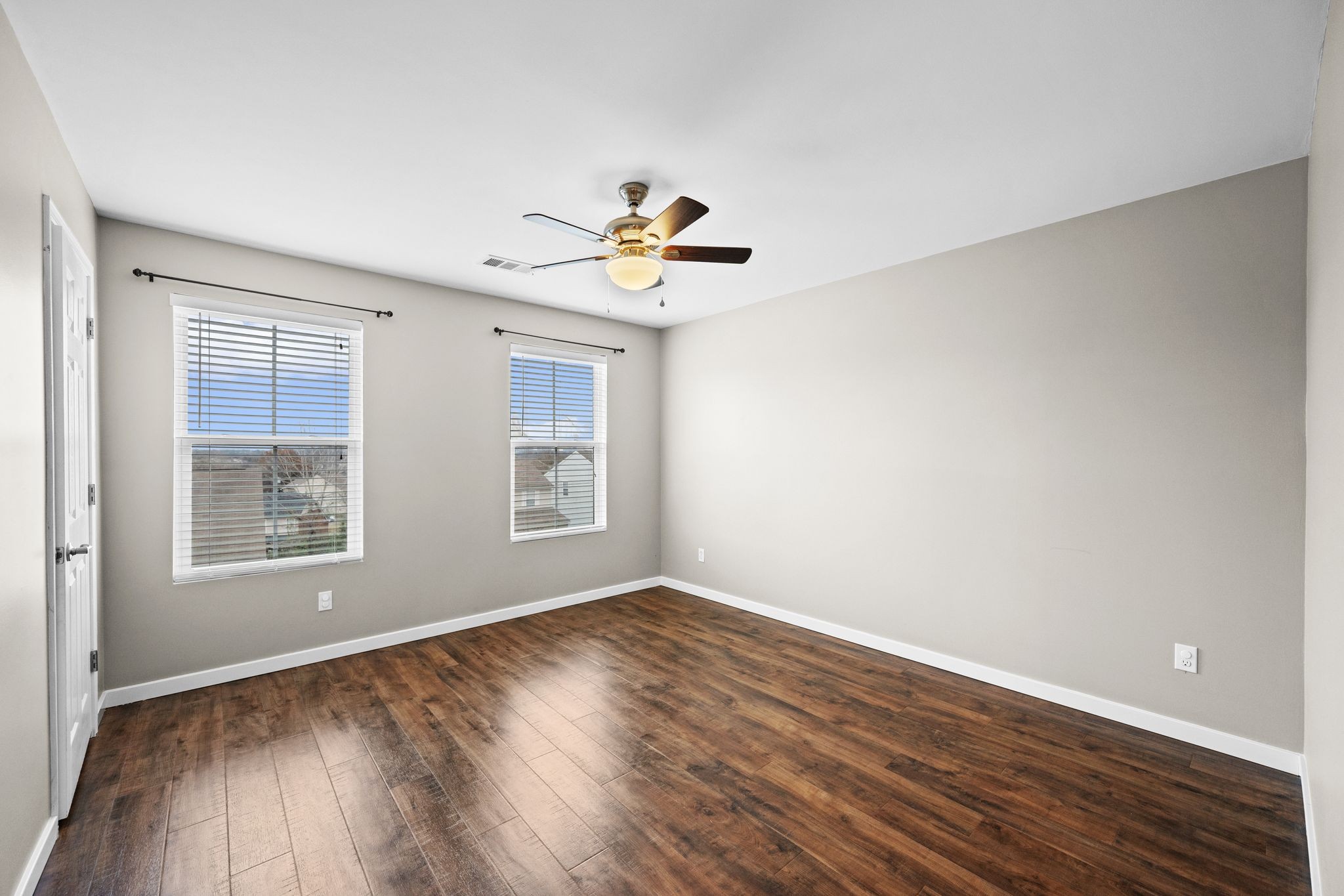2569 Jordan Ridge Drive Nashville, TN 37218 - Photo 33 of 46 wooden floor in an empty room with a window